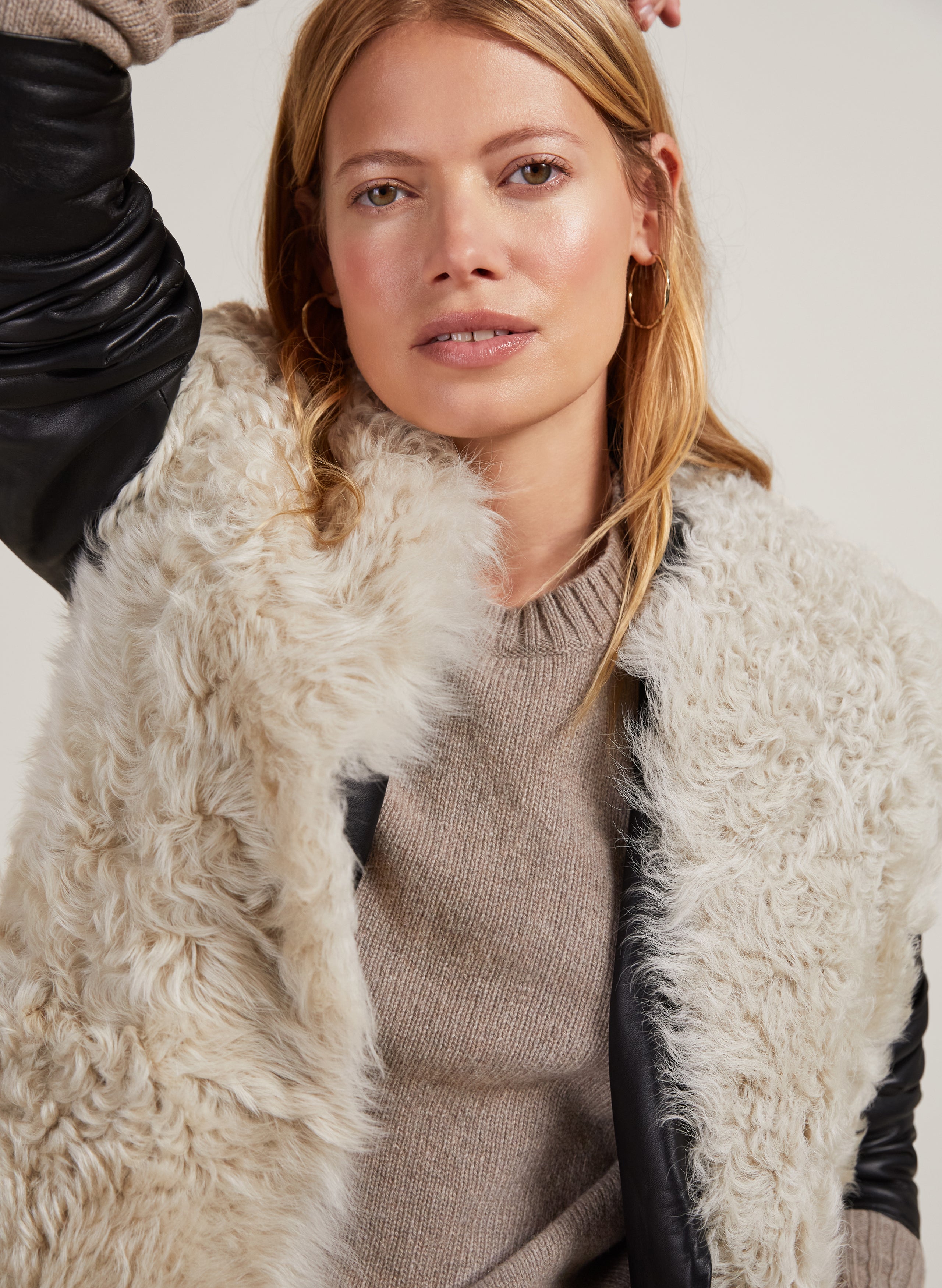 Ardi Shearling Gilet Vest 2 Ardi Shearling Gilet Vest