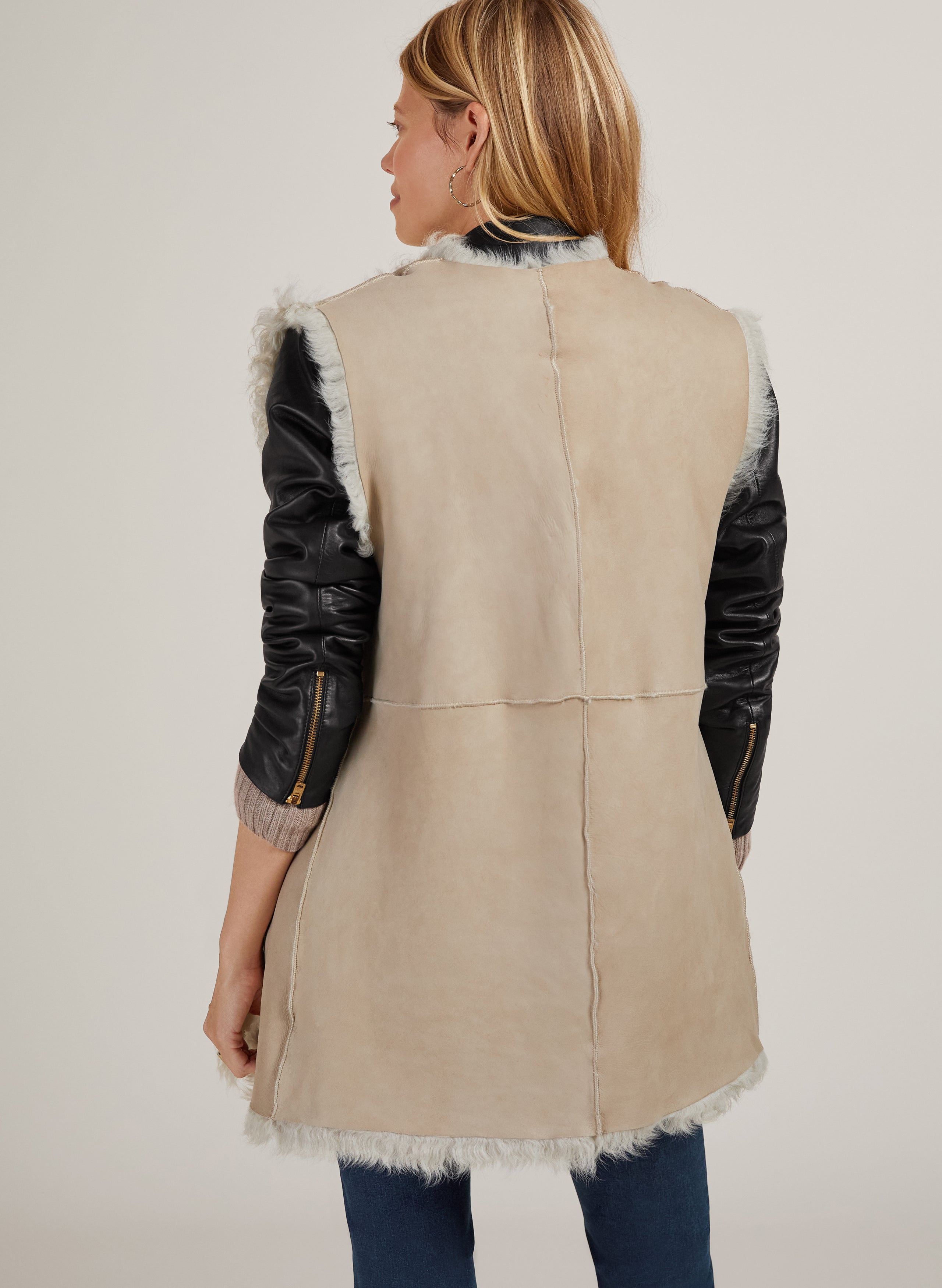 Ardi Shearling Gilet Vest 4 Ardi Shearling Gilet Vest