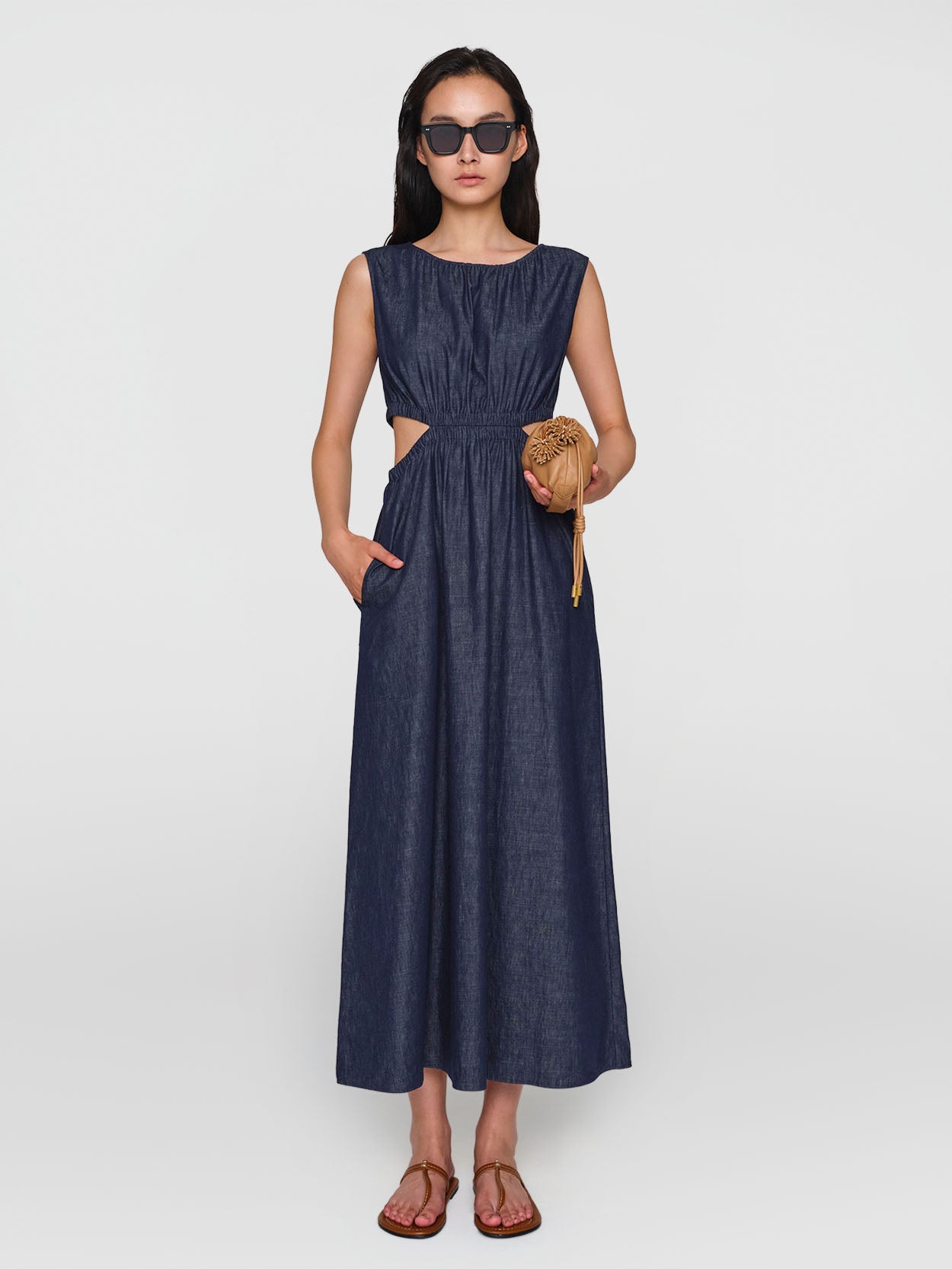 Linen Denim Piath Dress