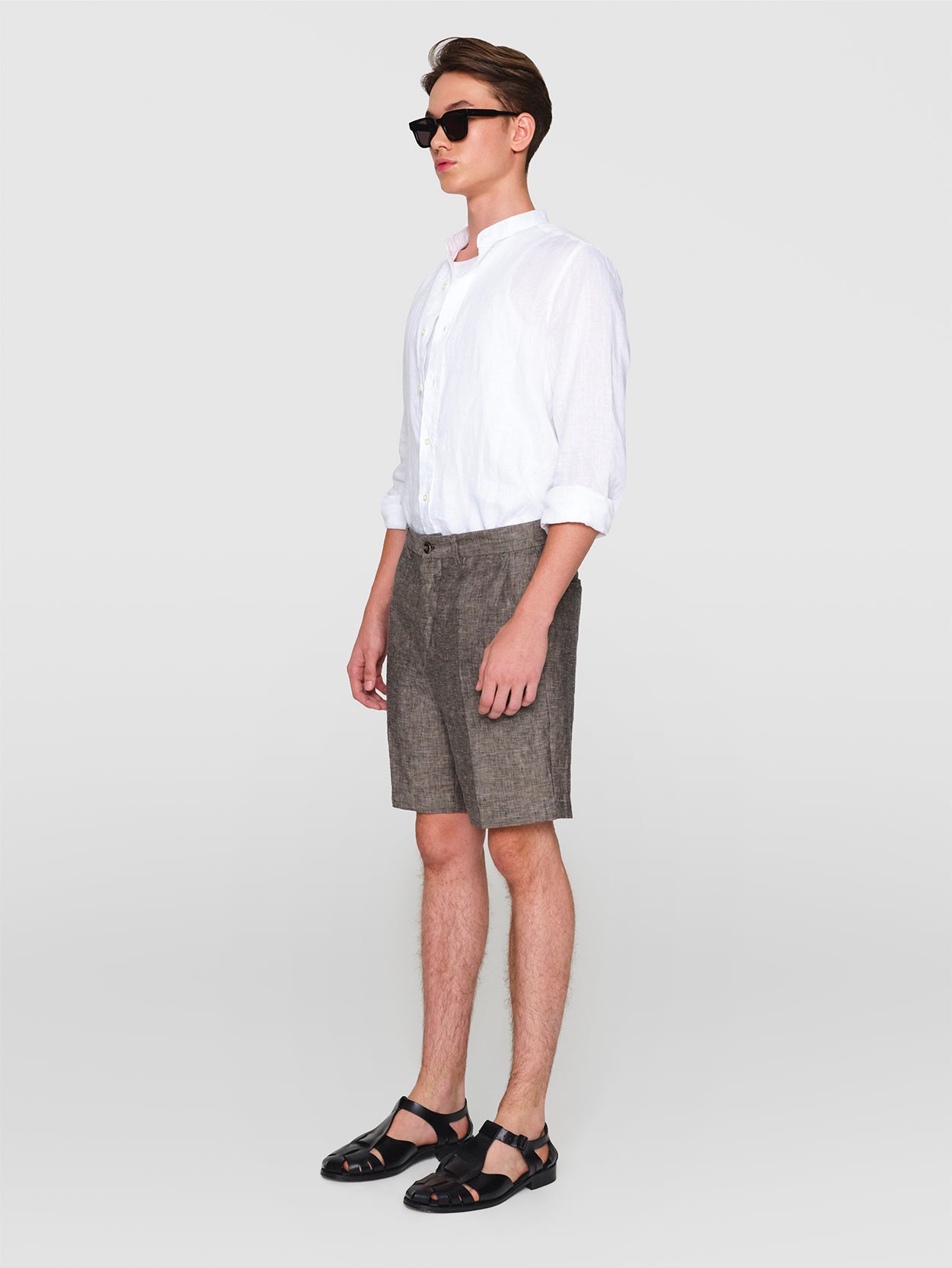Organic Linen Noah Shorts 2 Organic Linen Noah Shorts
