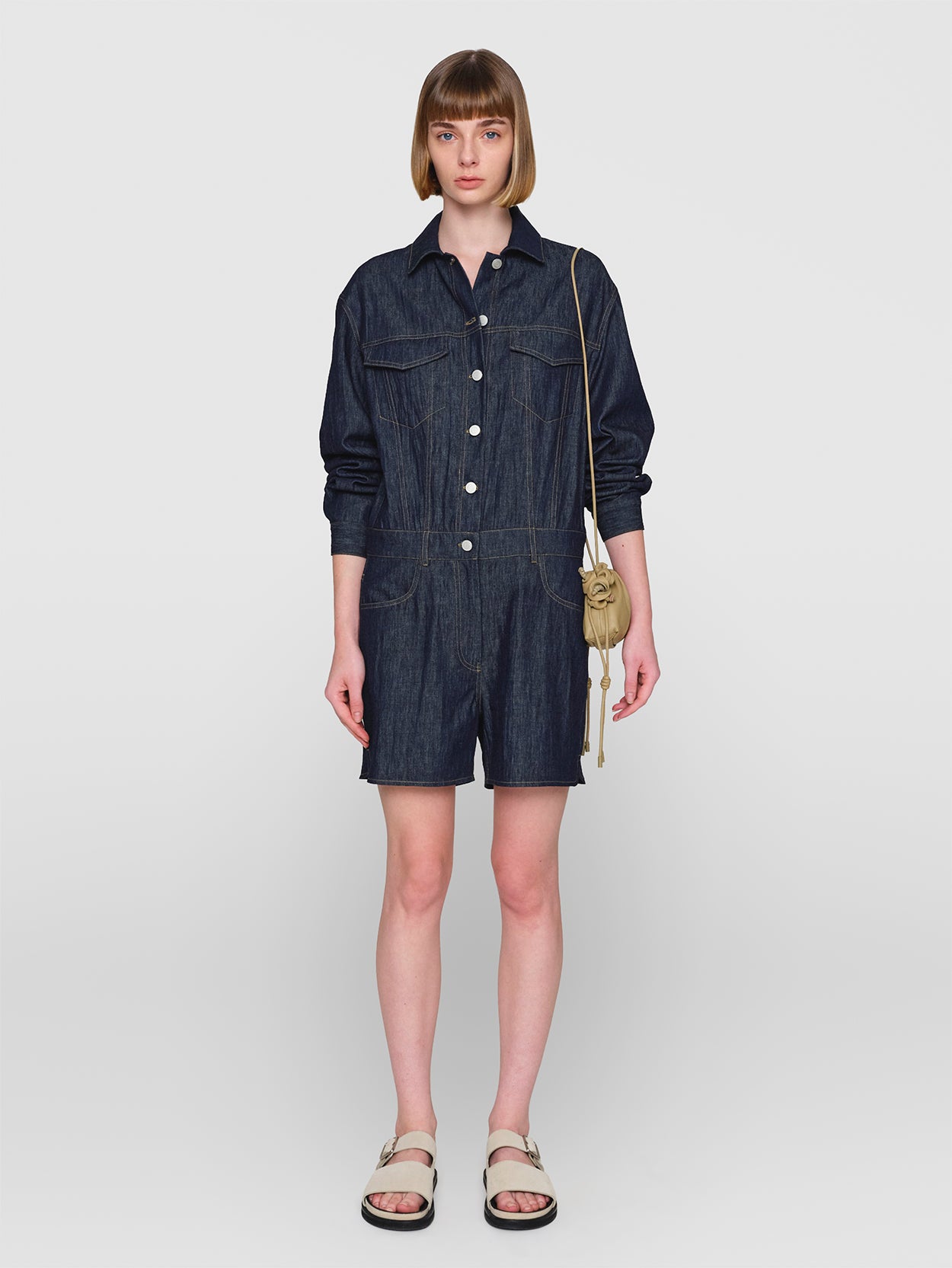 Linen Denim Birro Jumpsuit 1 Linen Denim Birro Jumpsuit