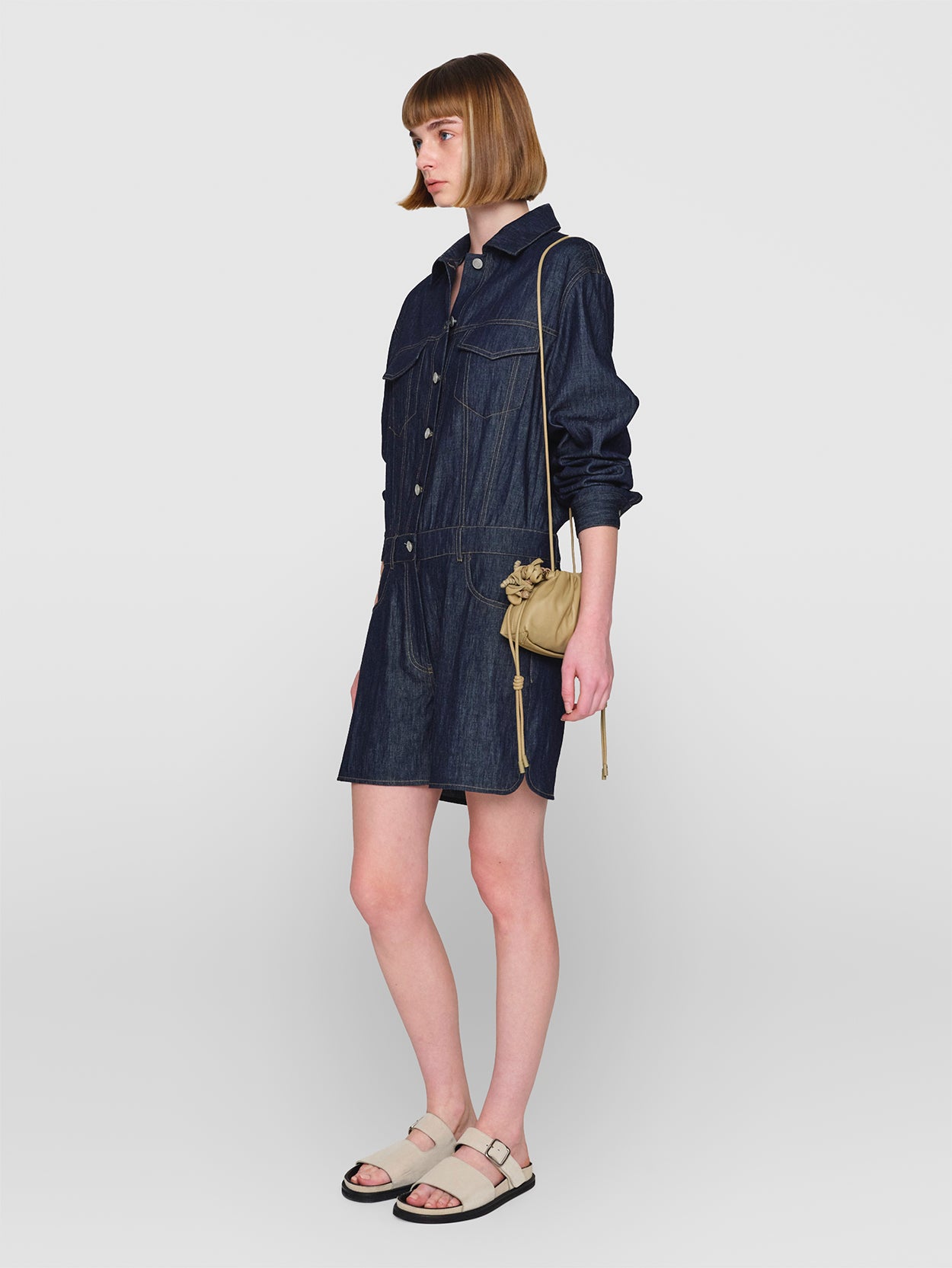 Linen Denim Birro Jumpsuit 2 Linen Denim Birro Jumpsuit