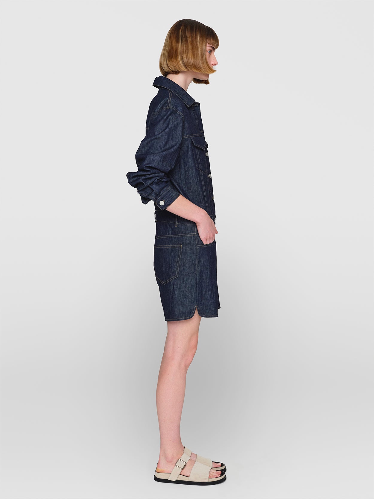 Linen Denim Birro Jumpsuit 3 Linen Denim Birro Jumpsuit