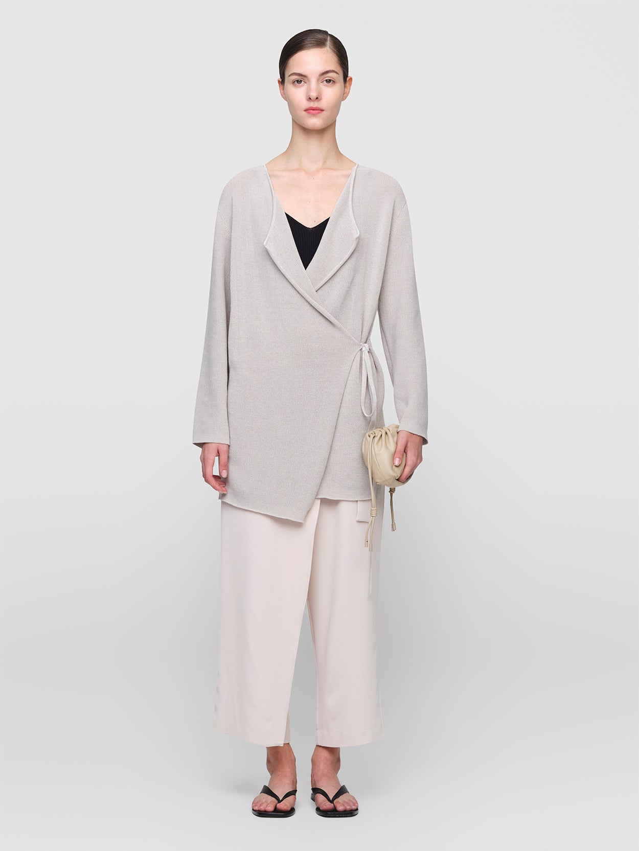 Uehara Knitted Wrap Cardigan 1 Uehara Knitted Wrap Cardigan