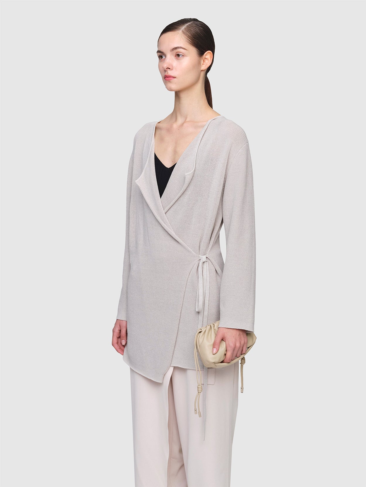 Uehara Knitted Wrap Cardigan 3 Uehara Knitted Wrap Cardigan