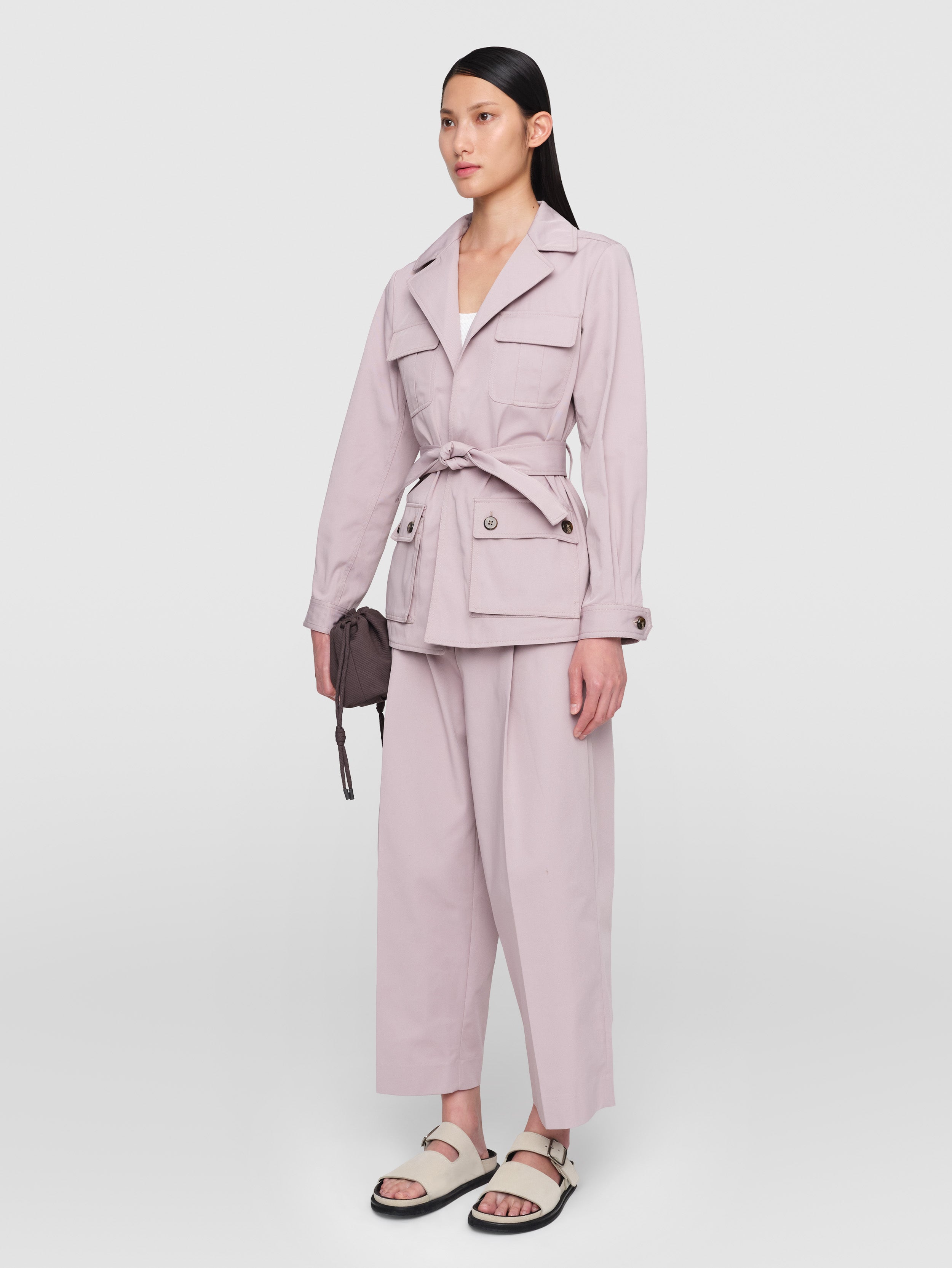 Cotton Twill Saharienne Jacket