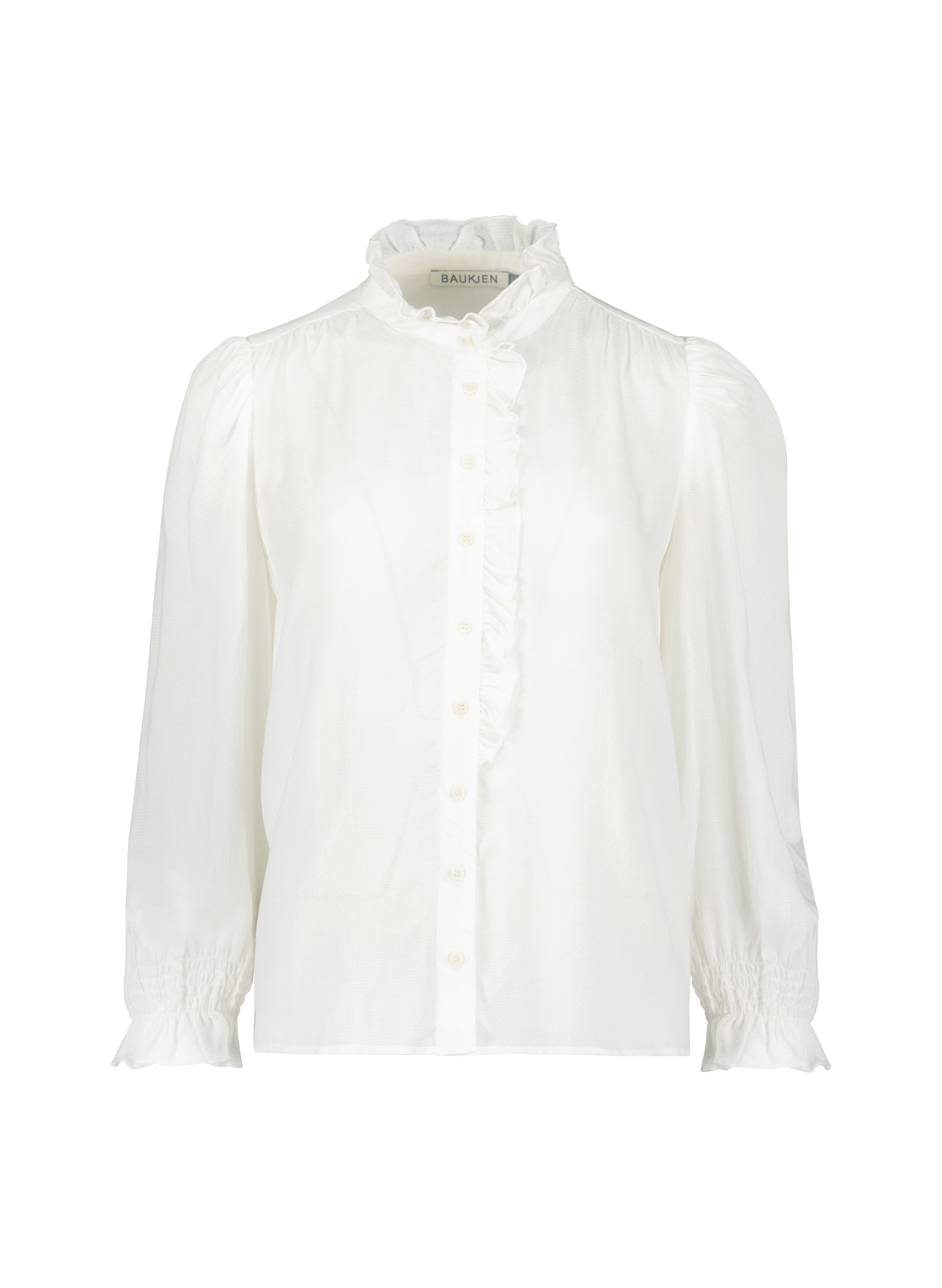 Aurora Frill Neck Sheer Blouse 7 Aurora Frill Neck Sheer Blouse