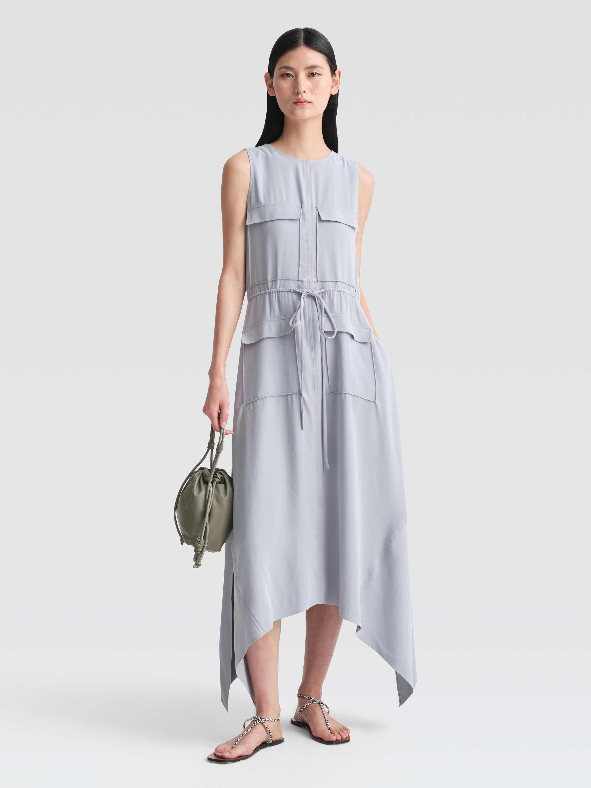 Cupro Safari Dress