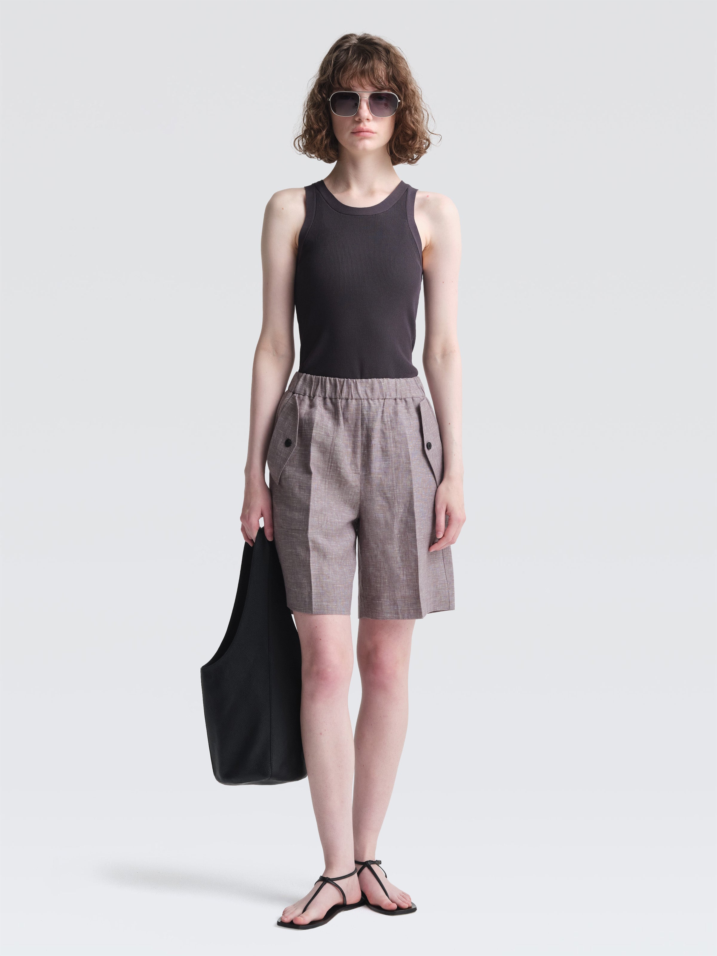 Organic Linen Eileen Shorts