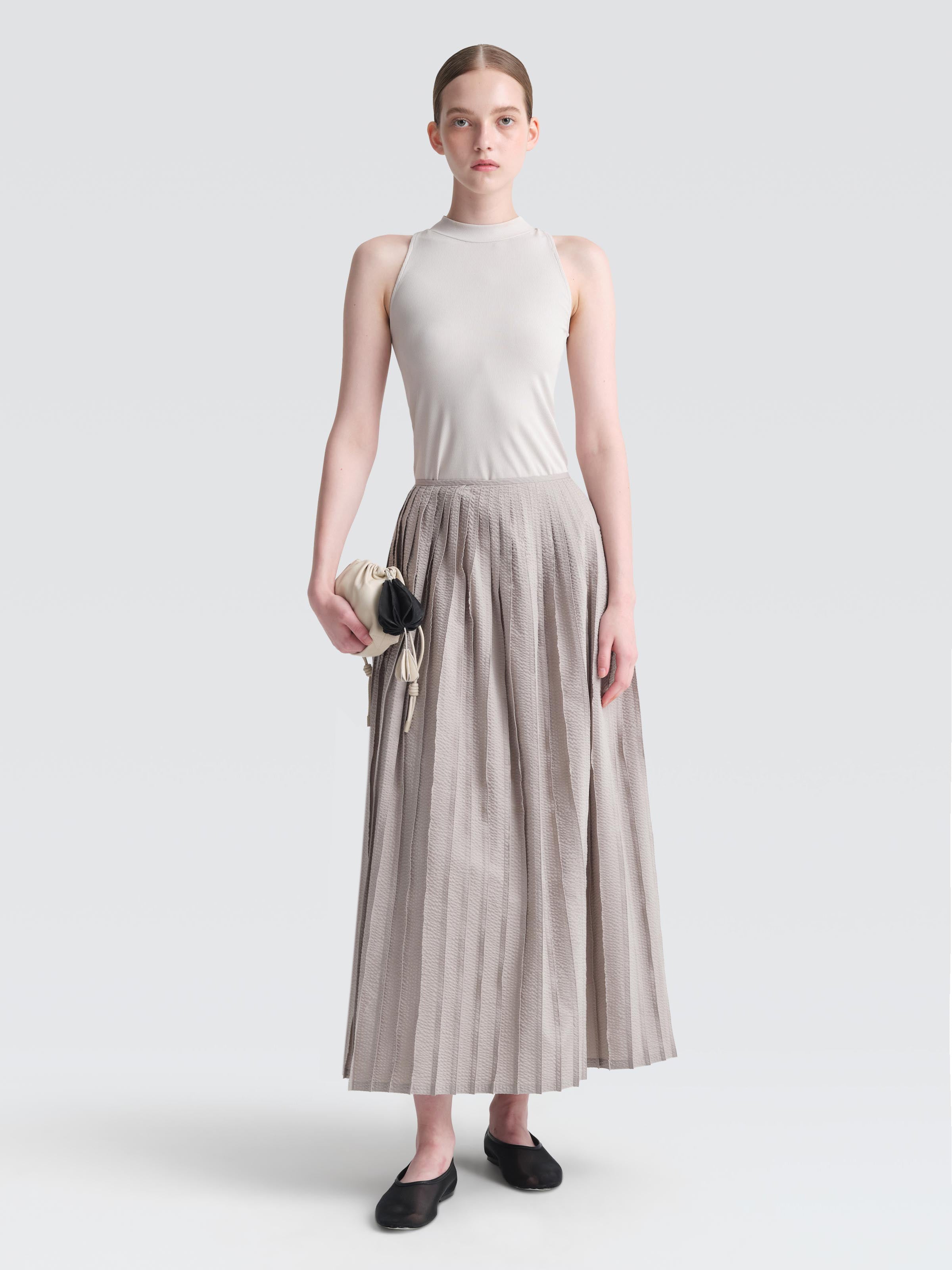 Seersucker Wimbledon Skirt 1 Seersucker Wimbledon Skirt