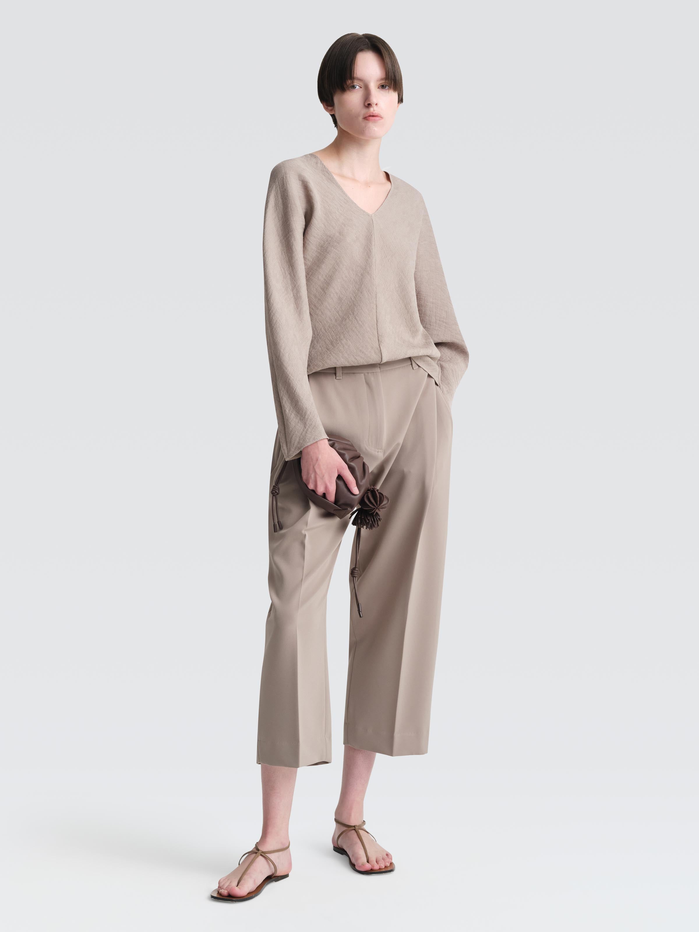 Crepe Plisse Nerri Top