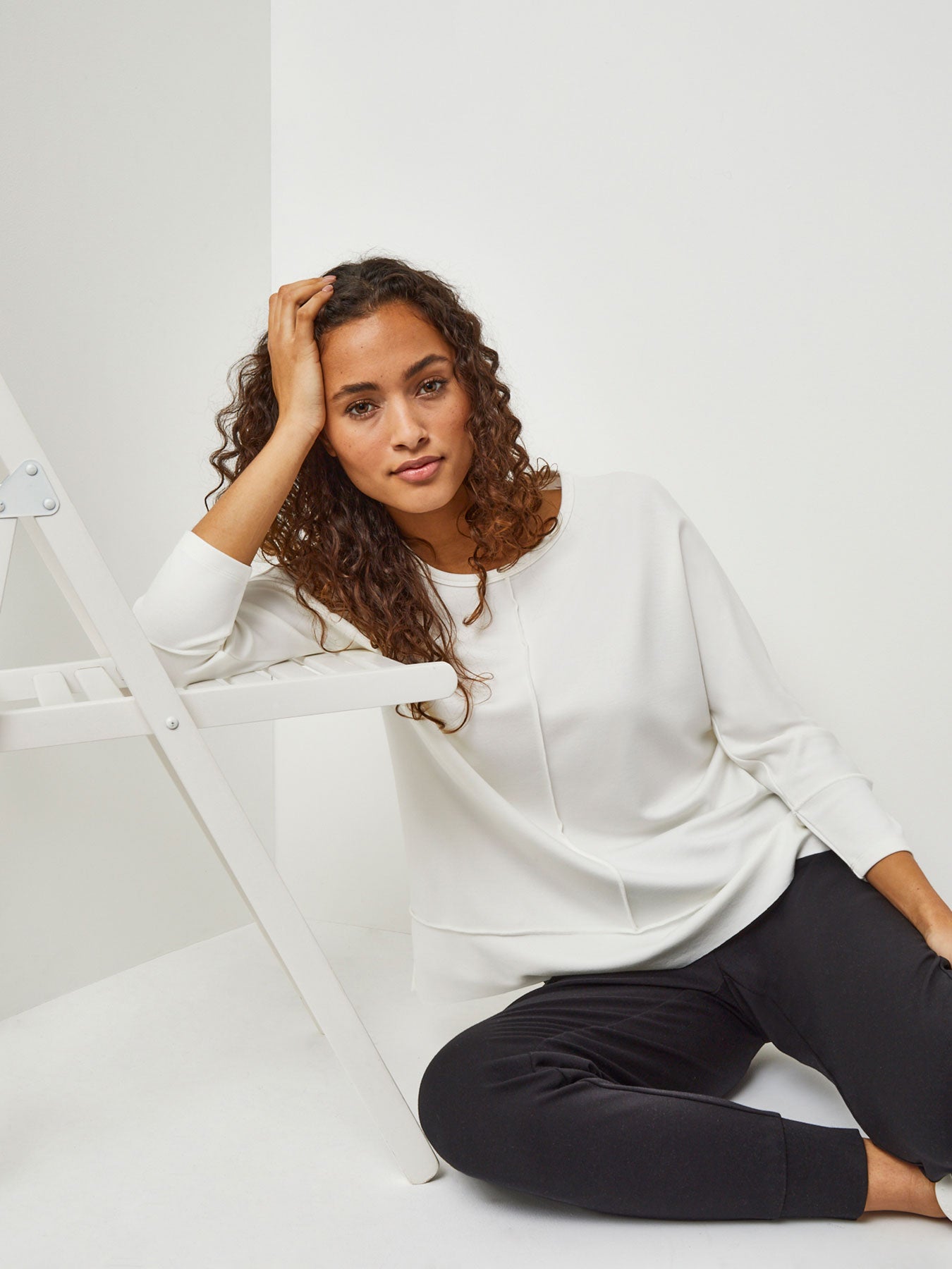 Plus Size Seam Detail Dolman Tunic 3 Plus Size Seam Detail Dolman Tunic