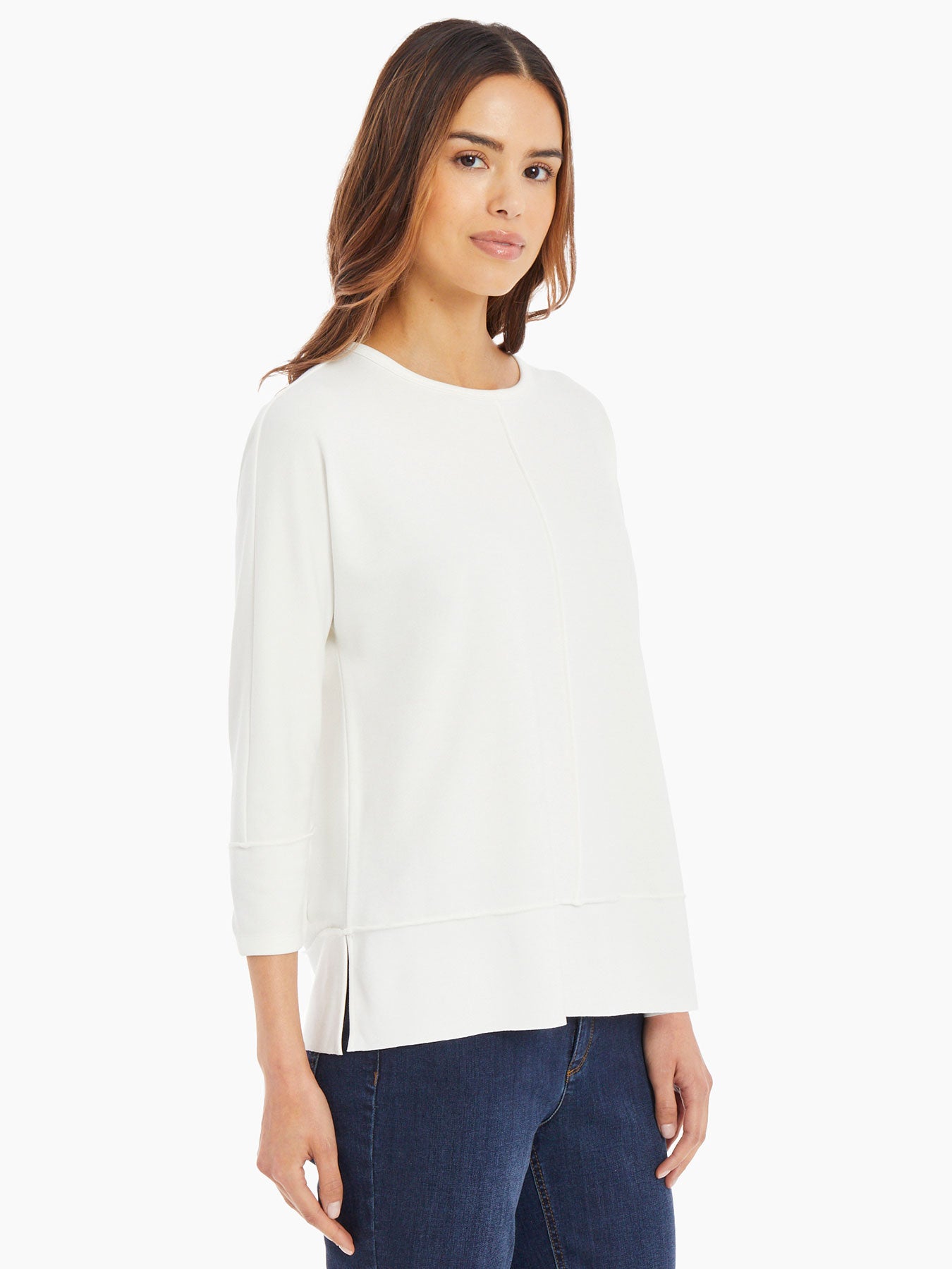 Plus Size Seam Detail Dolman Tunic 4 Plus Size Seam Detail Dolman Tunic