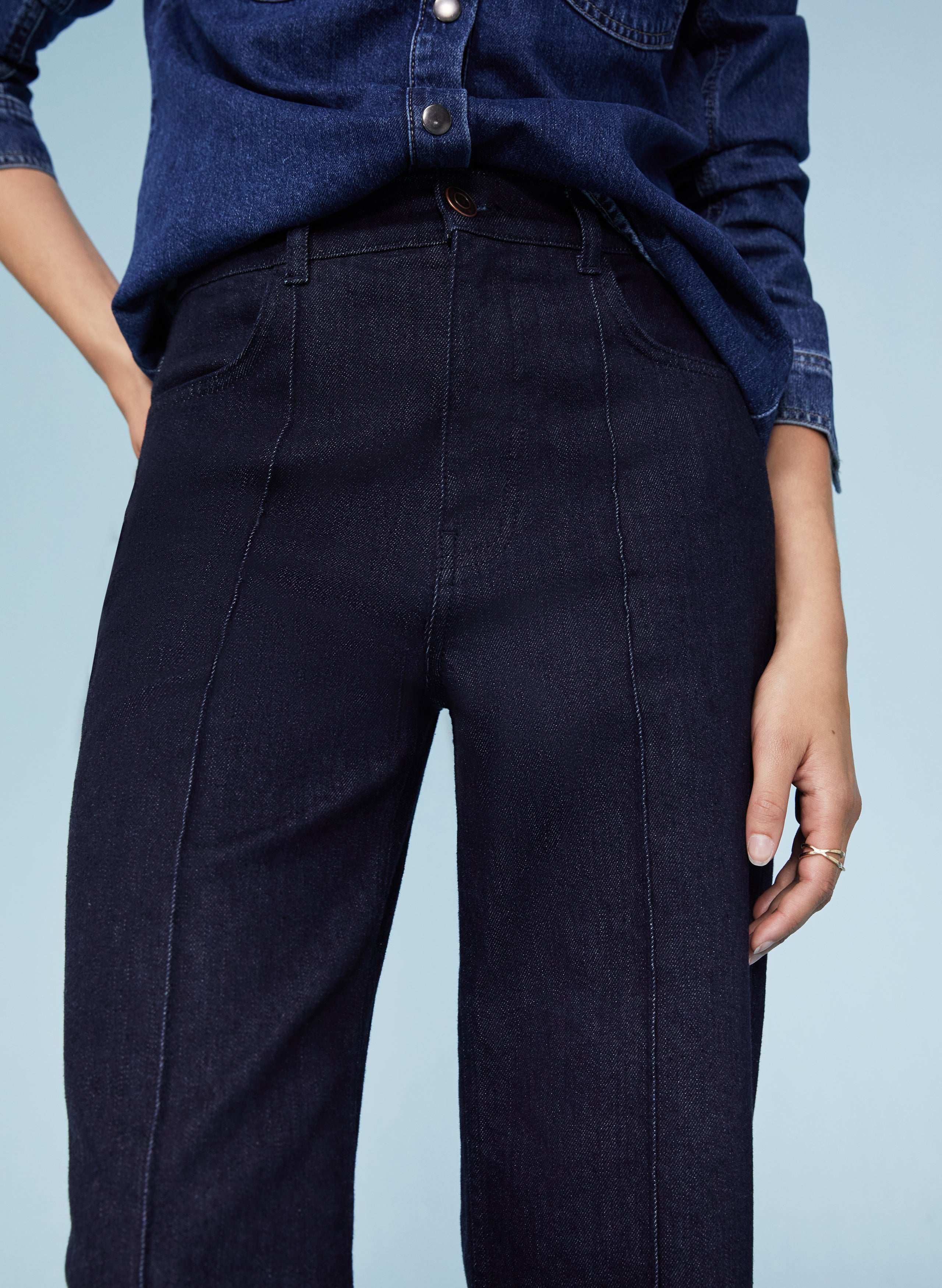 Baukjen Organic Pintuck Wide Jeans 4 Baukjen Organic Pintuck Wide Jeans