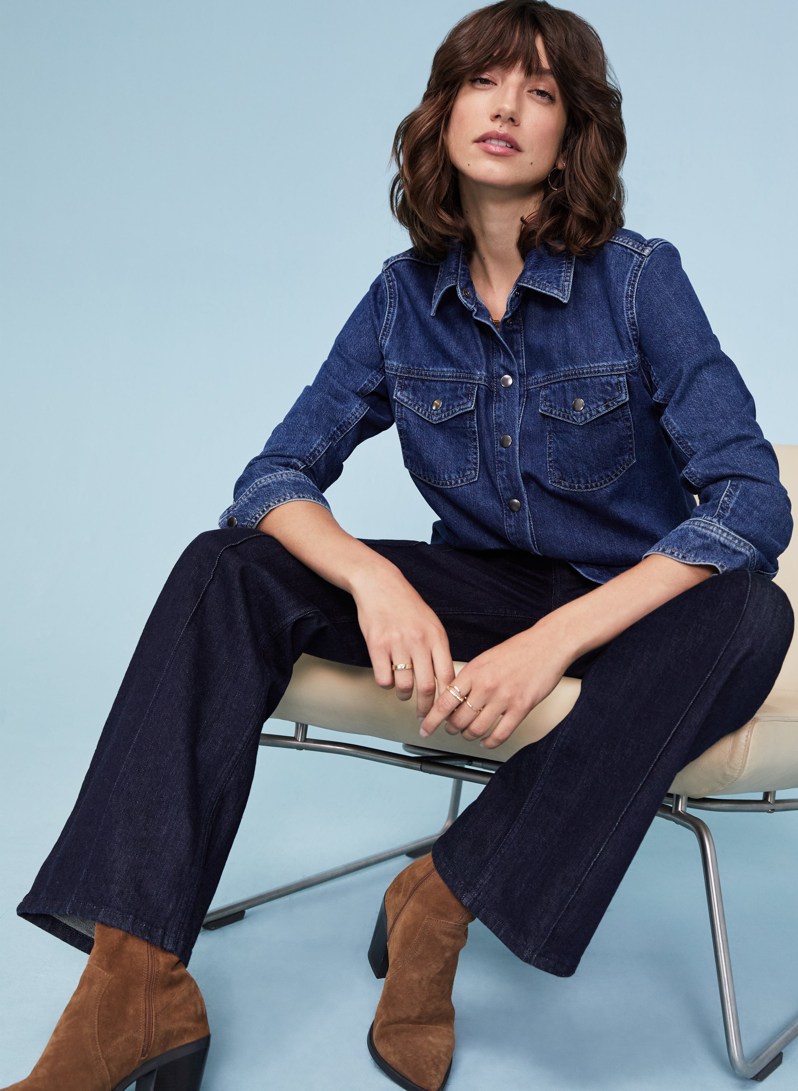 Baukjen Organic Pintuck Wide Jeans 6 Baukjen Organic Pintuck Wide Jeans