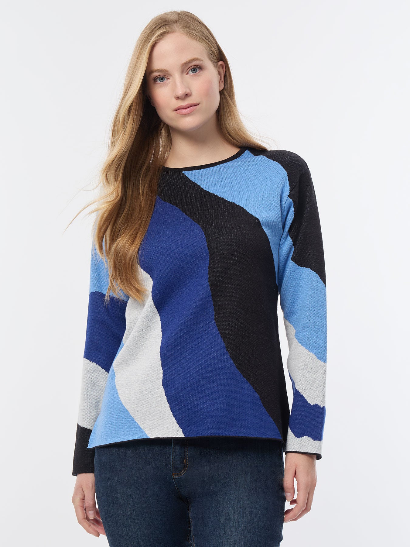 Abstract Colorblock Sweater 1 Abstract Colorblock Sweater