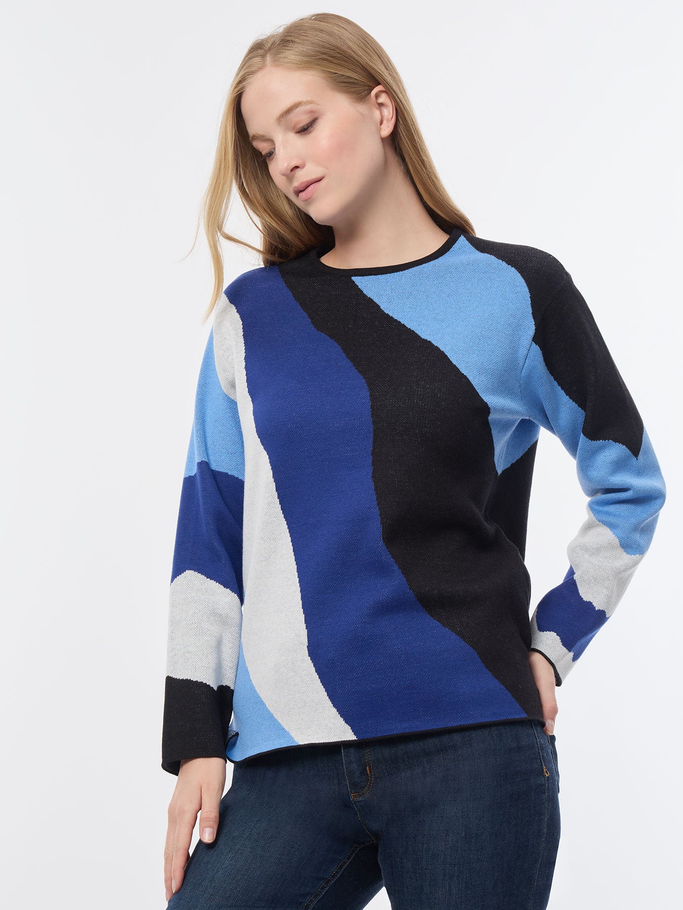 Abstract Colorblock Sweater 2 Abstract Colorblock Sweater