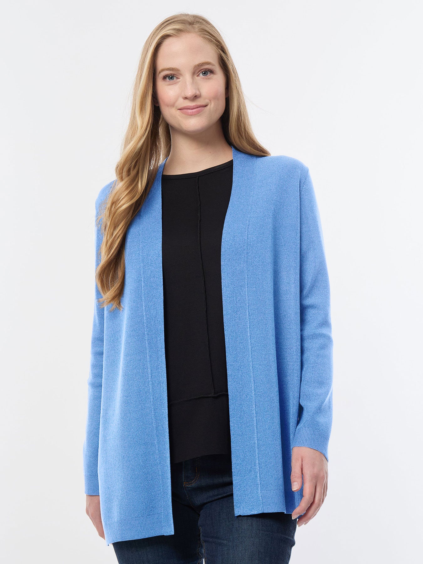 Plus Open Front Icon Cardigan