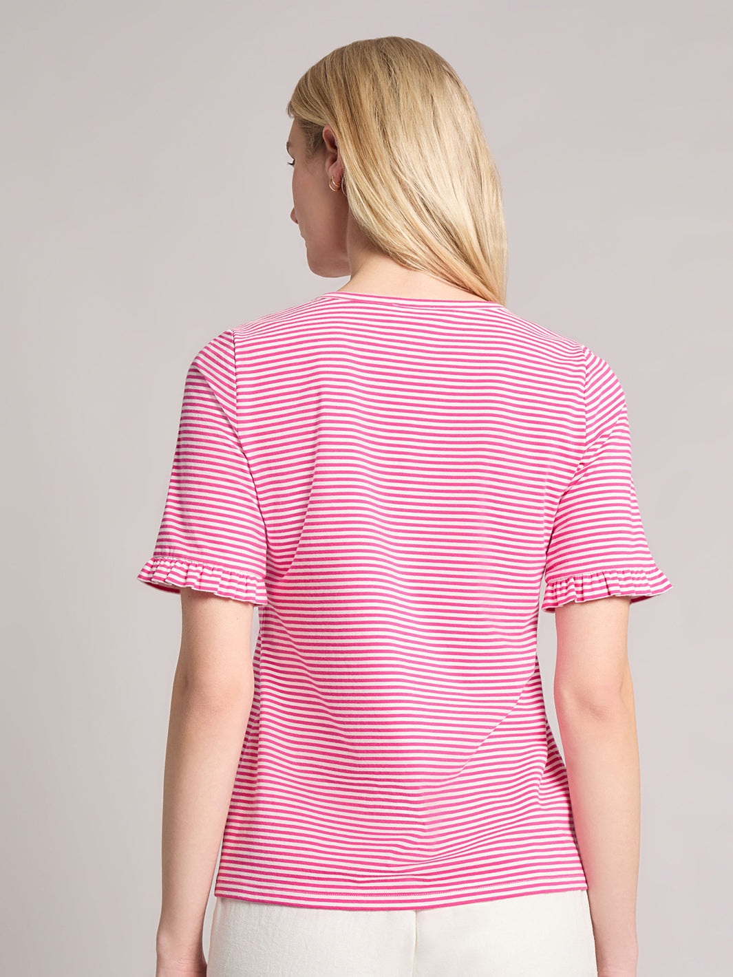 Ruffle Sleeve Stripe Top 3 Ruffle Sleeve Stripe Top
