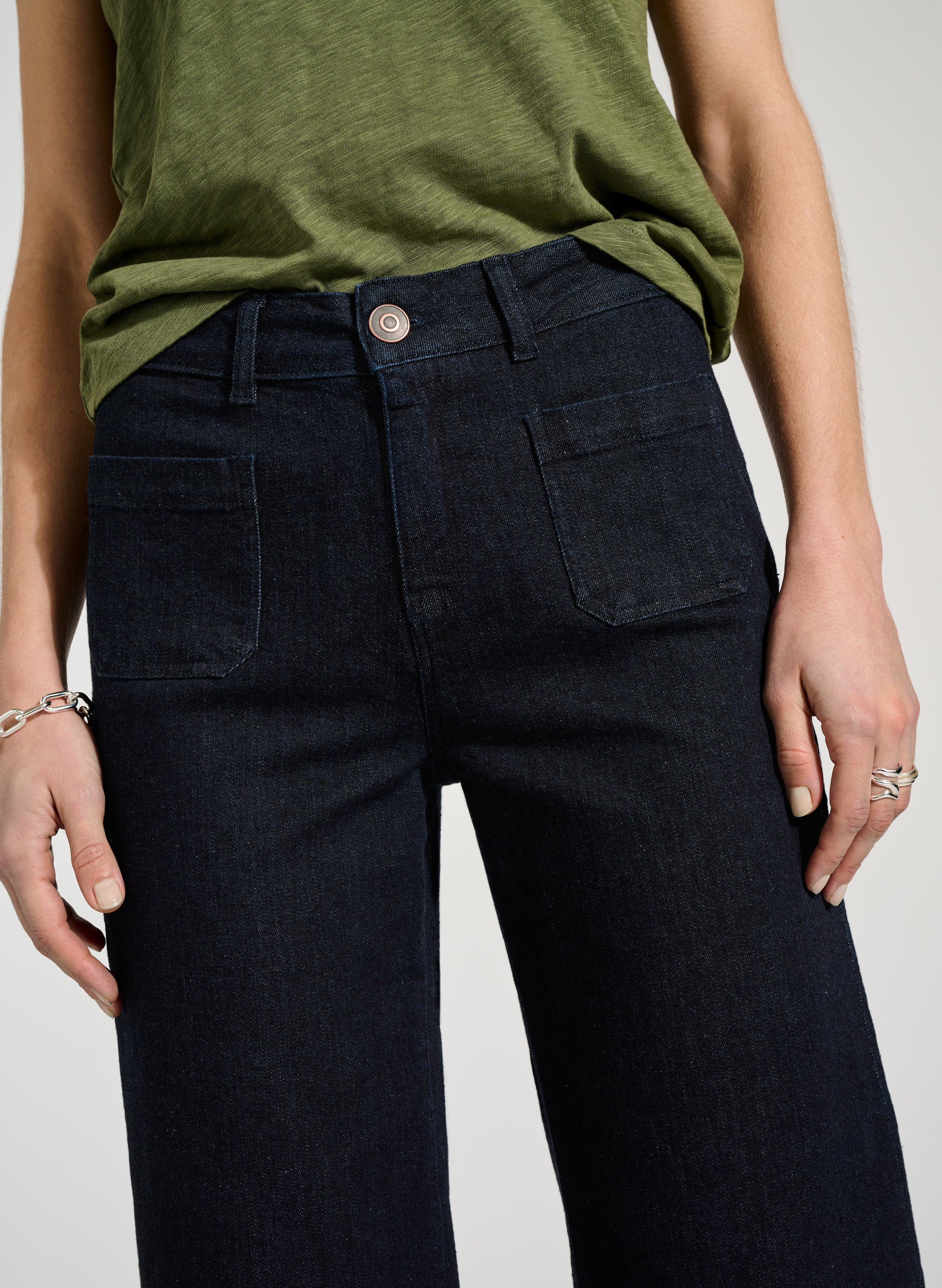 Baukjen Organic Denim Wide Crop Pocket Front Jeans 3 Baukjen Organic Denim Wide Crop Pocket Front Jeans