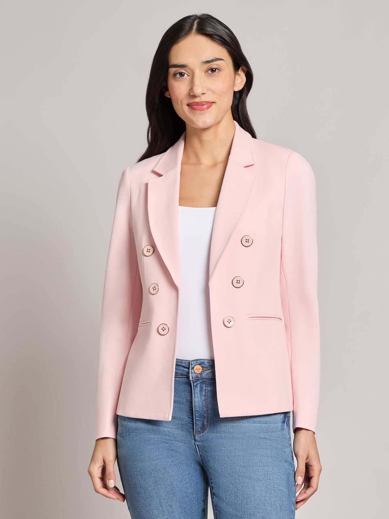 Faux Double Breasted Jacket