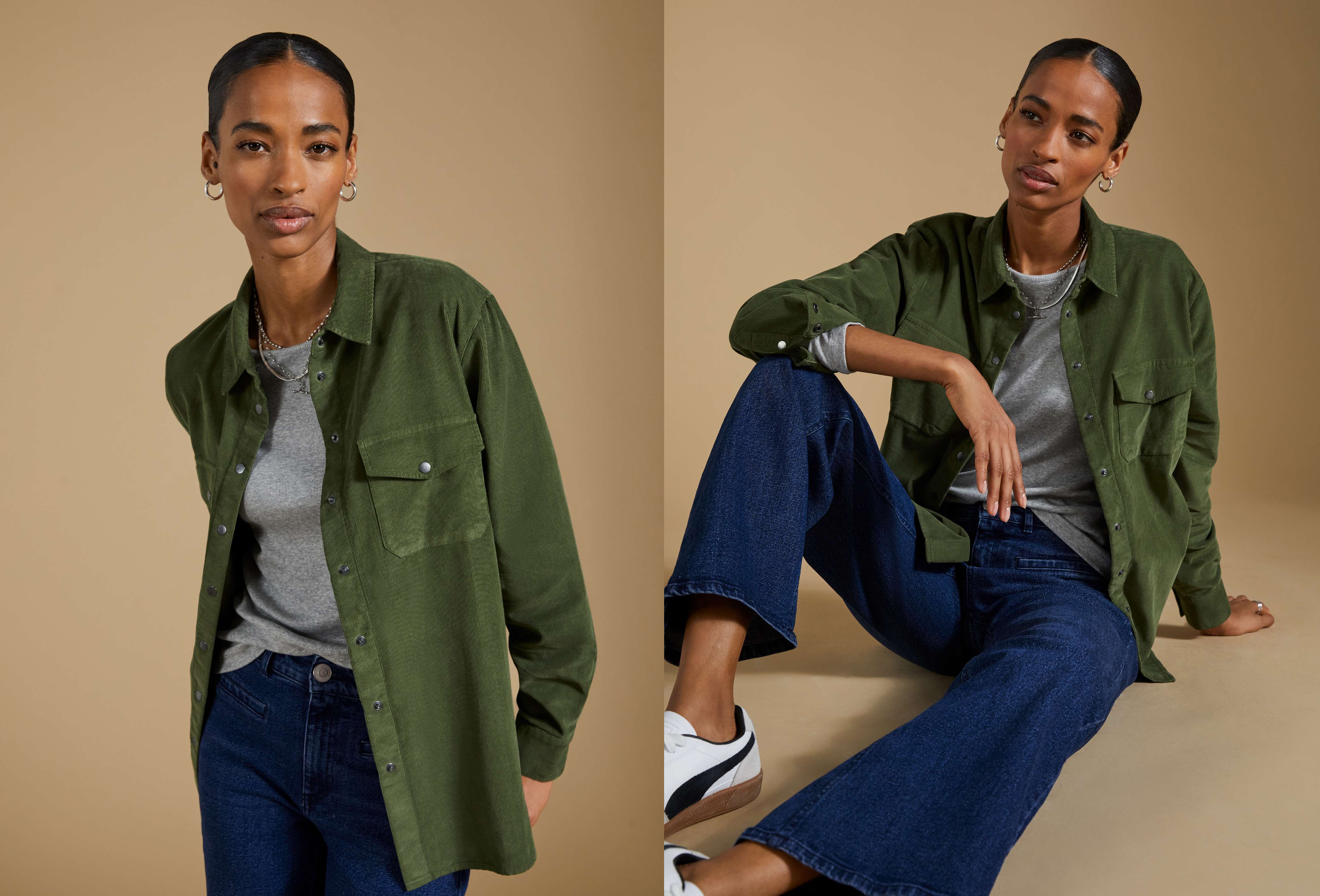 Beata Organic Corduroy Relaxed Shirt 6 Beata Organic Corduroy Relaxed Shirt