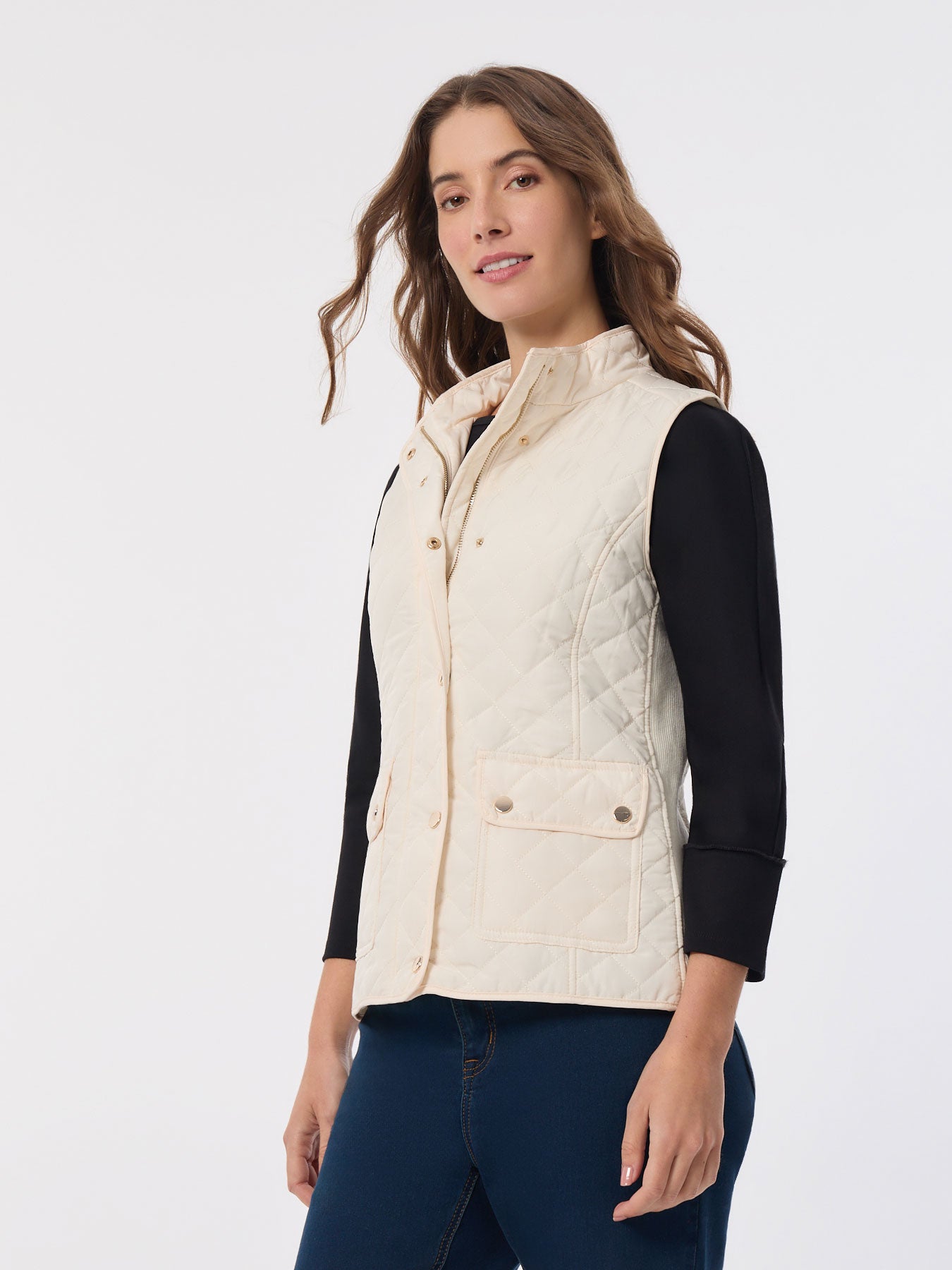 Zip-Front Quilted Vest 2 Zip-Front Quilted Vest