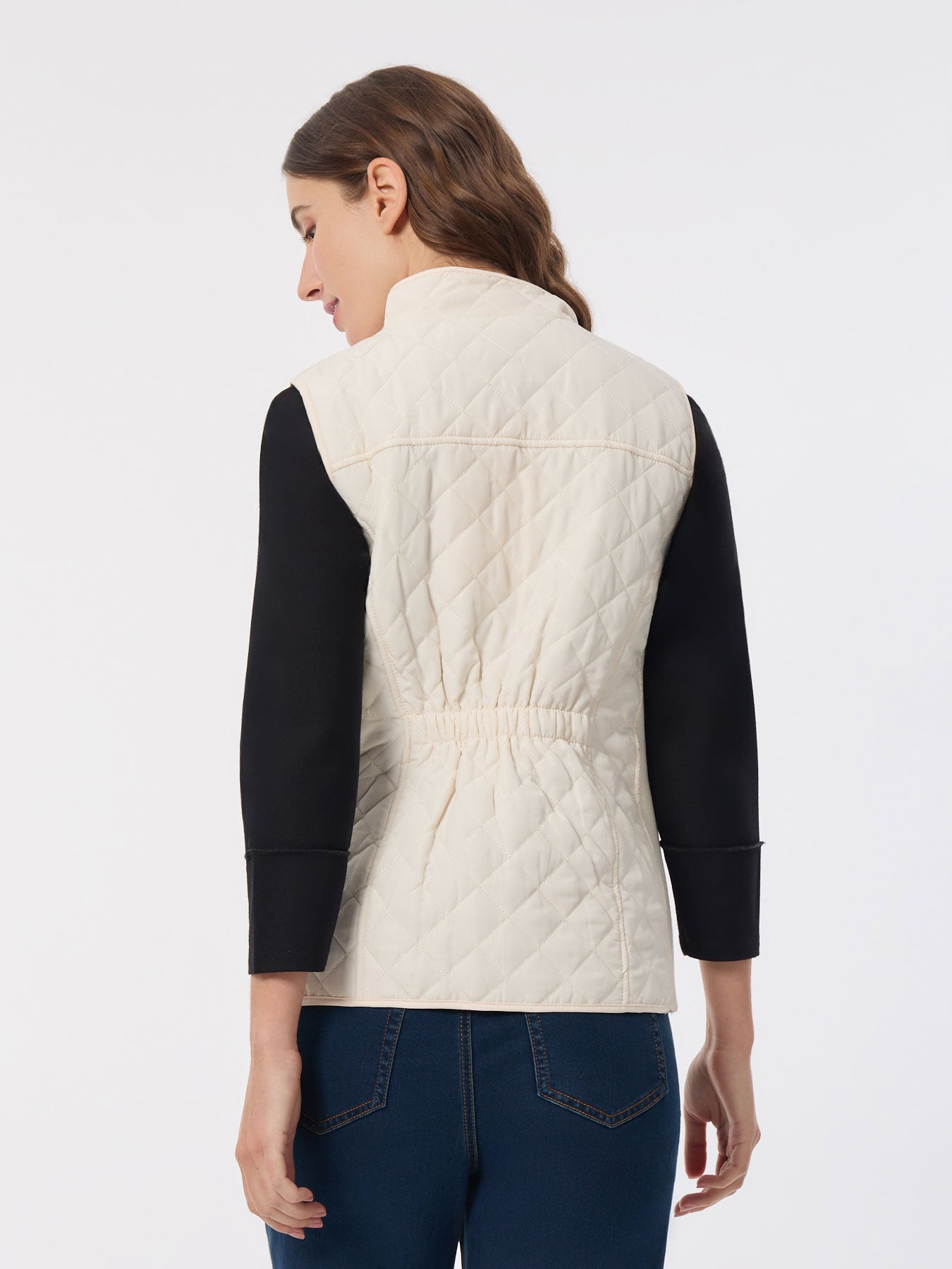 Zip-Front Quilted Vest 3 Zip-Front Quilted Vest
