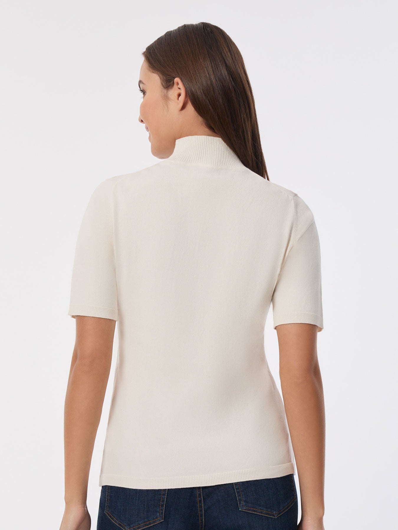 Short Sleeve Mock Neck Top 3 Short Sleeve Mock Neck Top