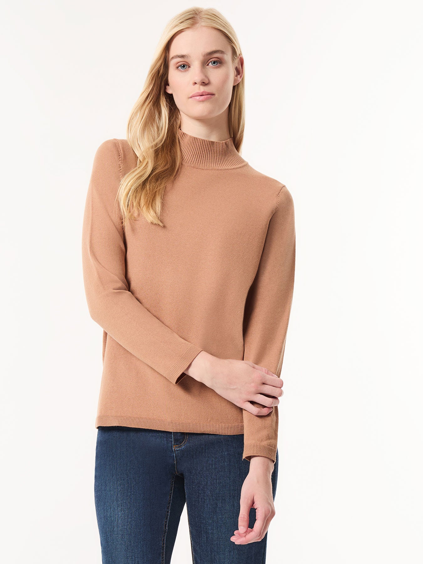 Long Sleeve Mock Neck Sweater 1 Long Sleeve Mock Neck Sweater