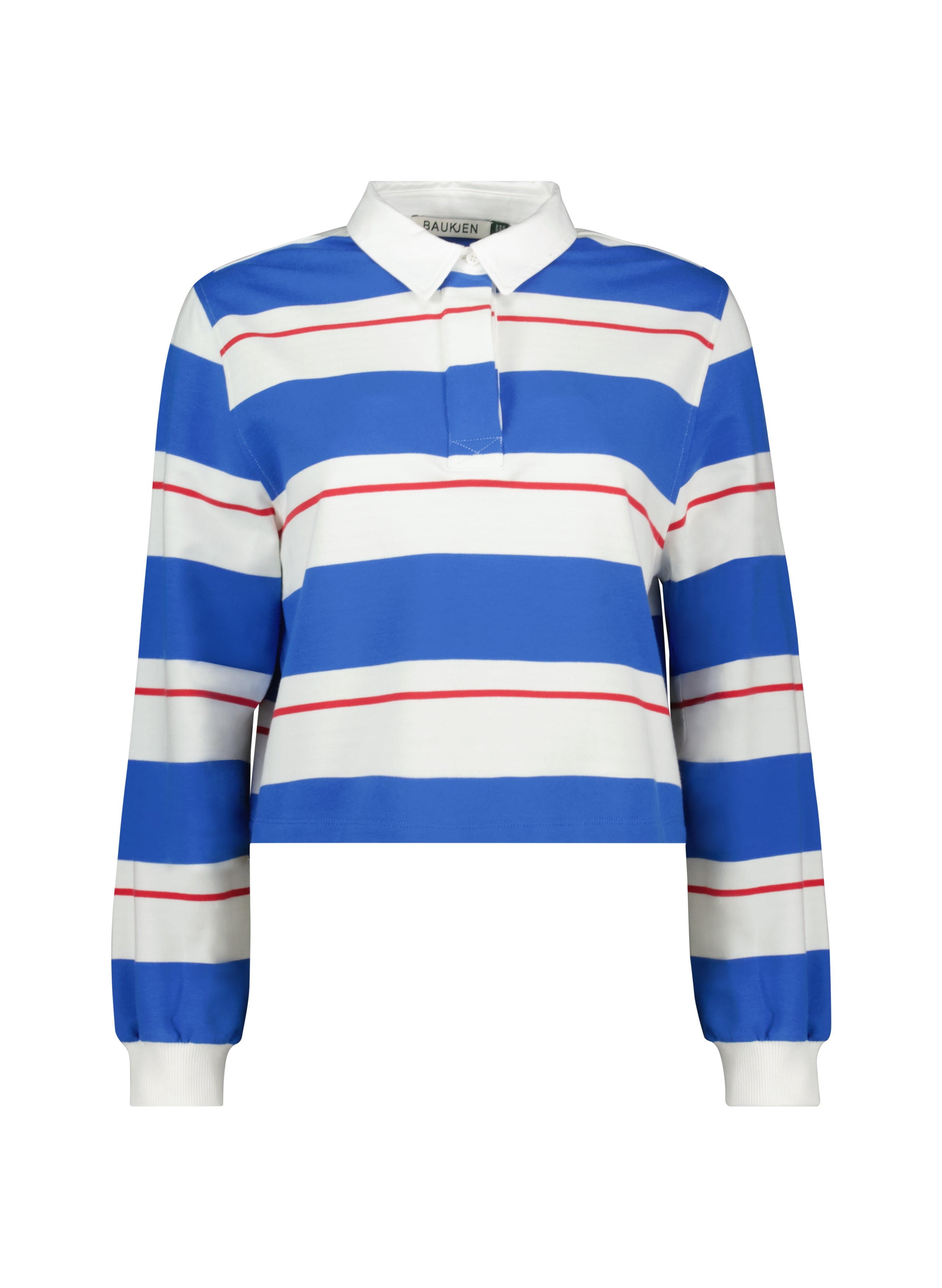 Bluebell Organic Cotton Cropped Rugby Top 4 Bluebell Organic Cotton Cropped Rugby Top