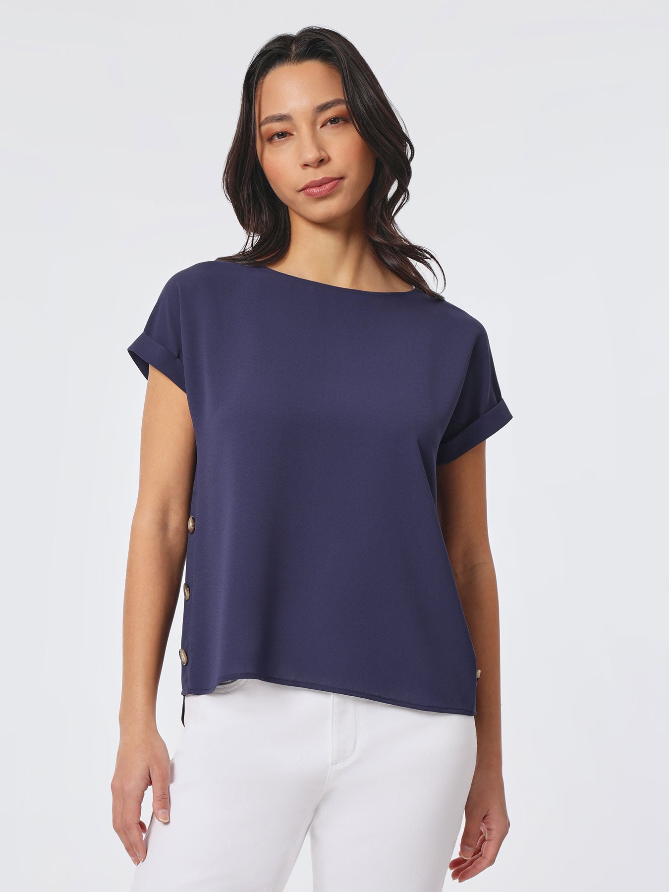 Jasper Crepe Button Detail Blouse 1 Jasper Crepe Button Detail Blouse