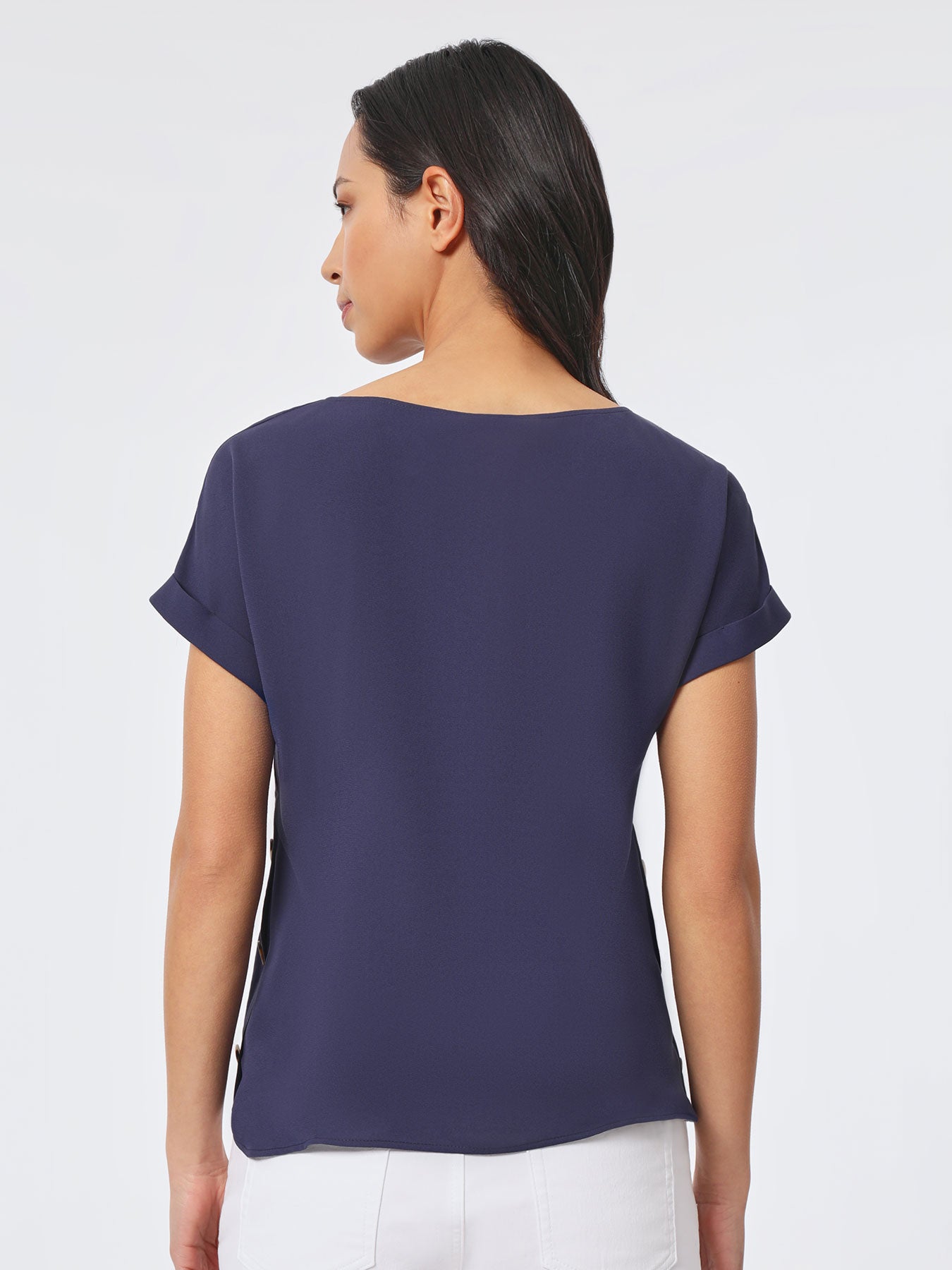 Jasper Crepe Button Detail Blouse 3 Jasper Crepe Button Detail Blouse
