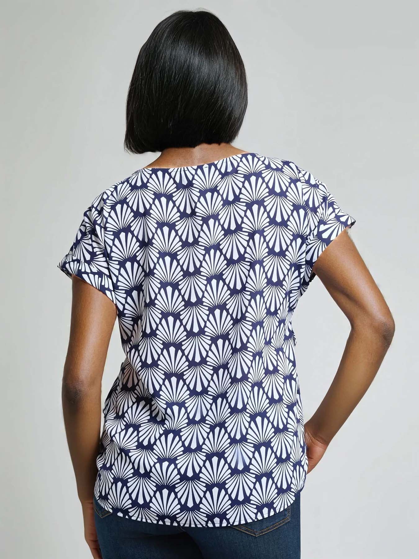 Petite Button Detail Blouse, Crepe de Chine 3 Petite Button Detail Blouse, Crepe de Chine