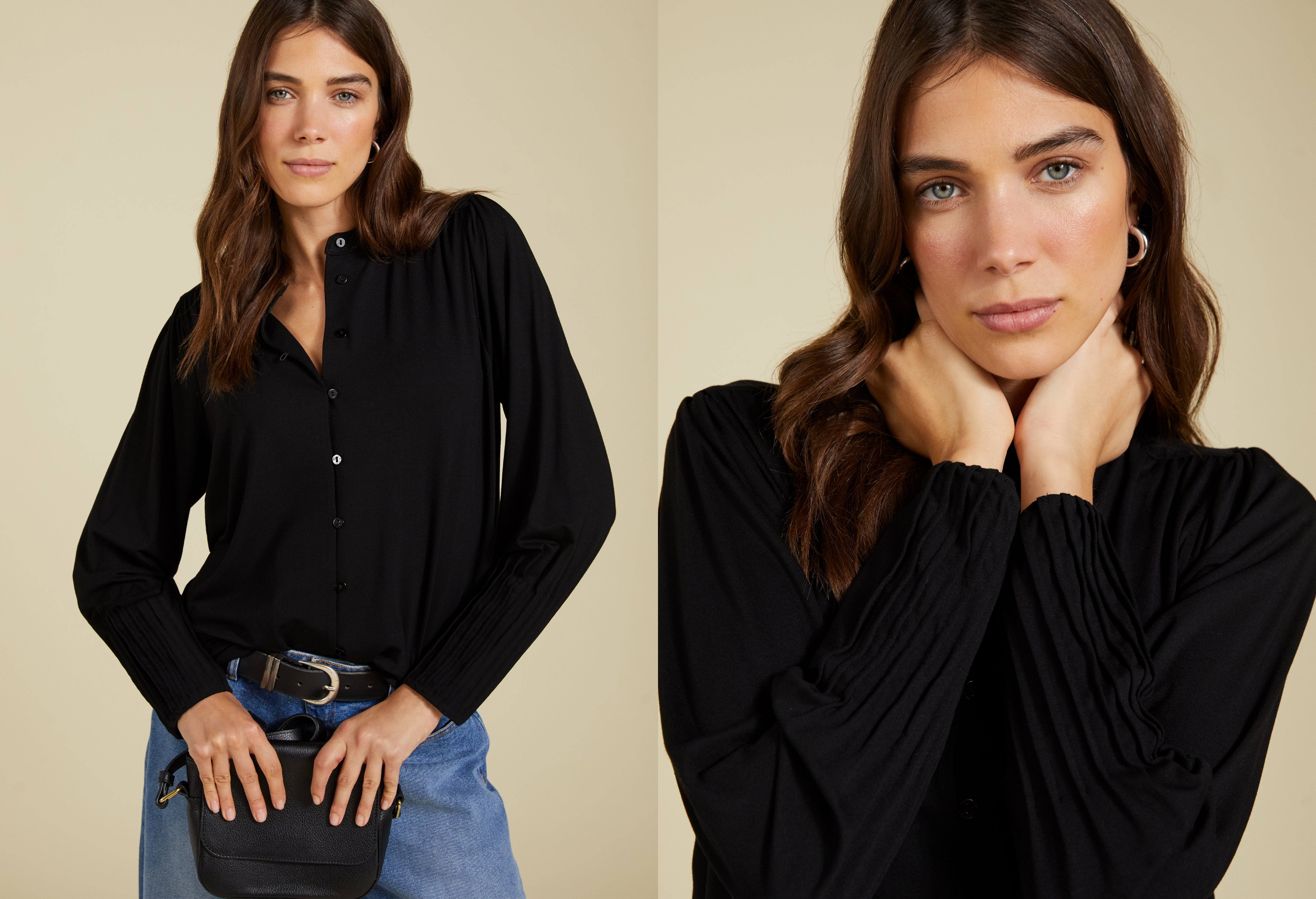 Caroline Button Detail Blouse 6 Caroline Button Detail Blouse