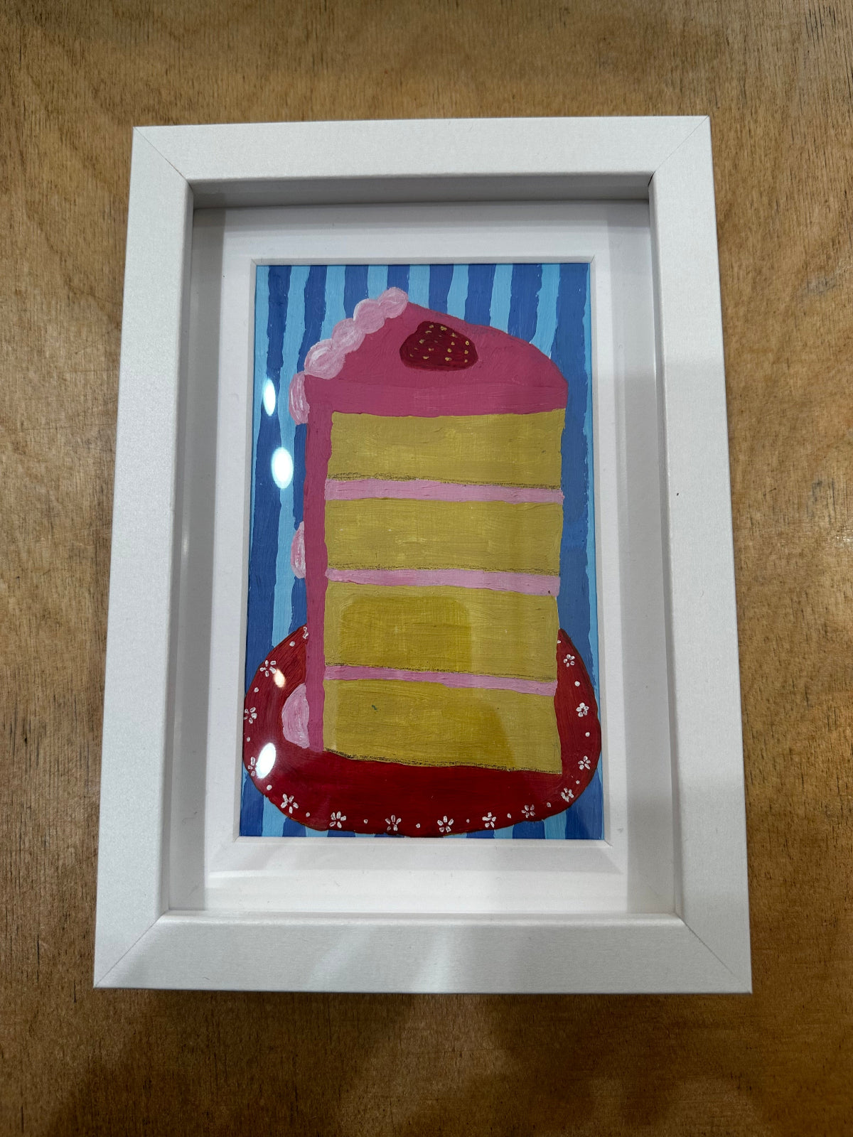Framed Cake Painting