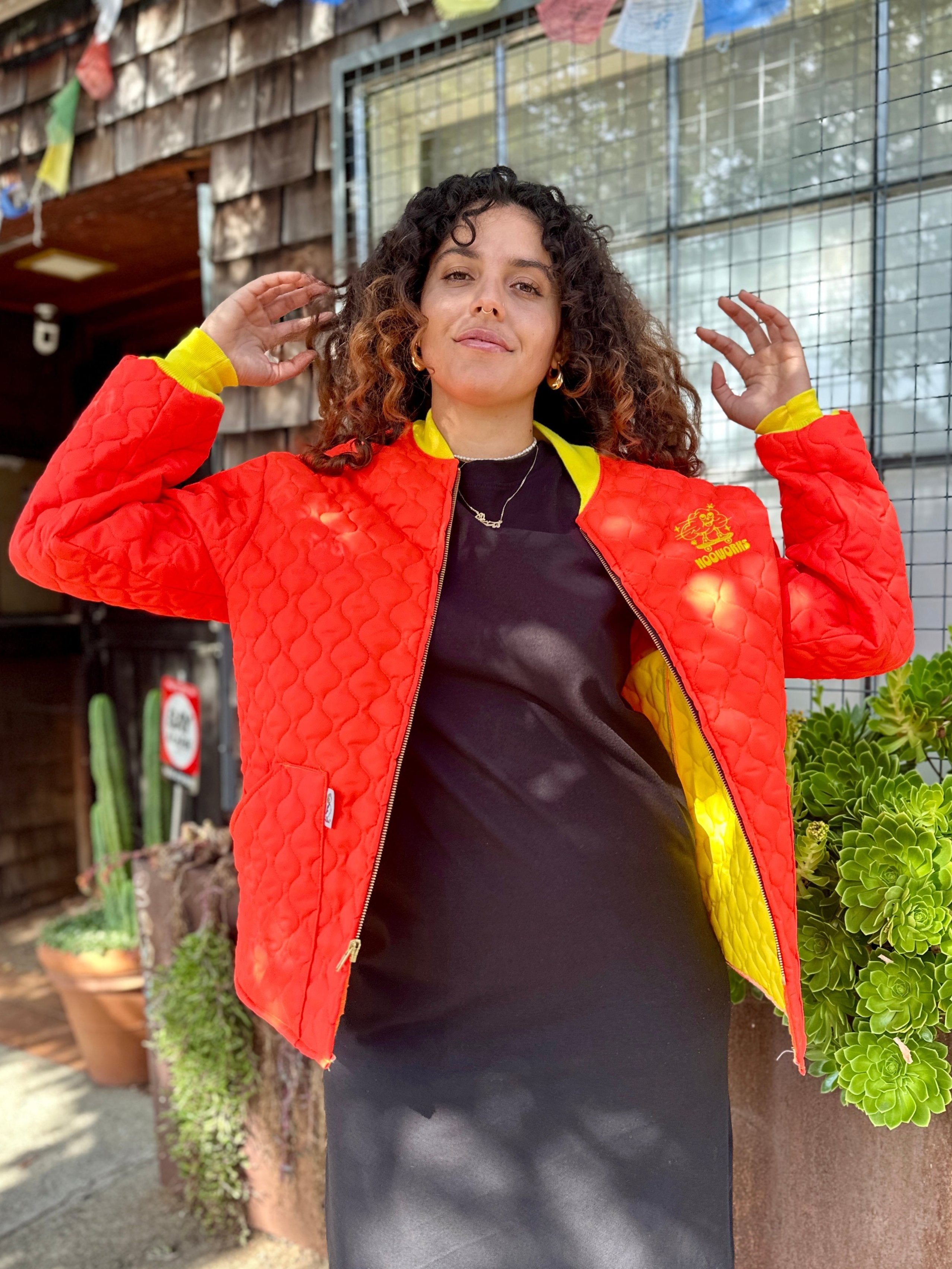 Freezer Jacket Orange/Yellow 4 Freezer Jacket Orange/Yellow