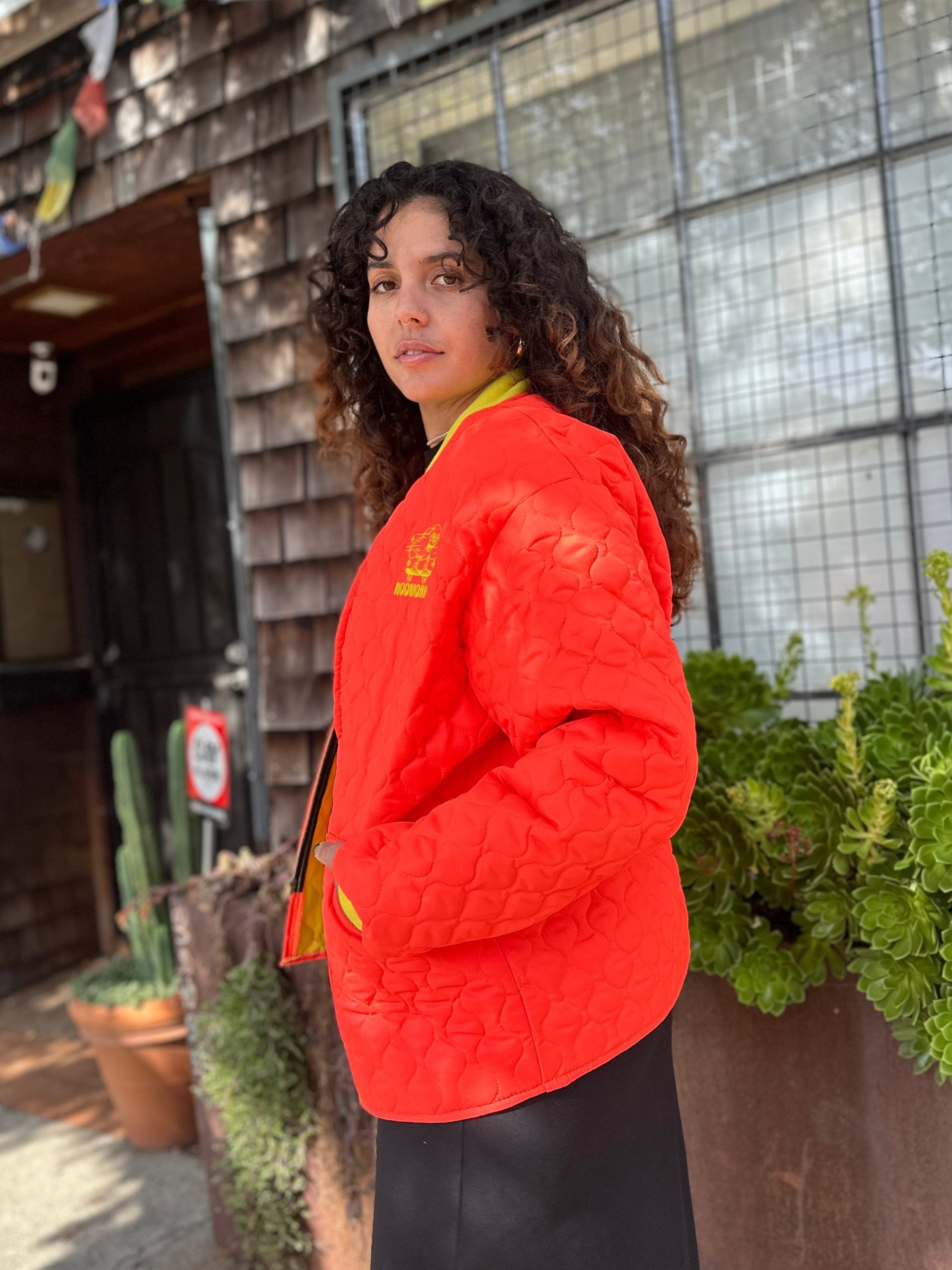Freezer Jacket Orange/Yellow 6 Freezer Jacket Orange/Yellow