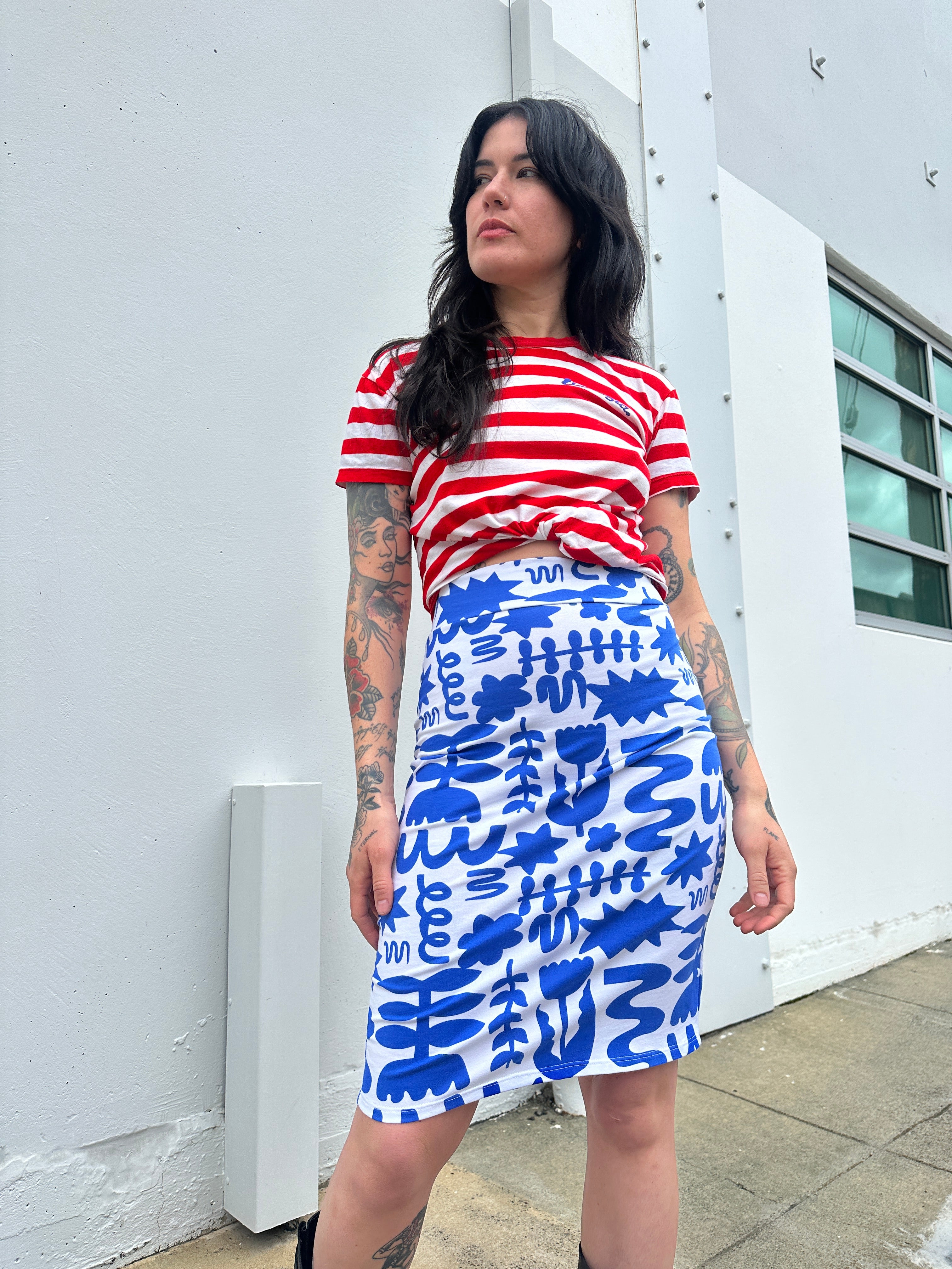 Wiggle Skirt Dutch Garden 1 Wiggle Skirt Dutch Garden