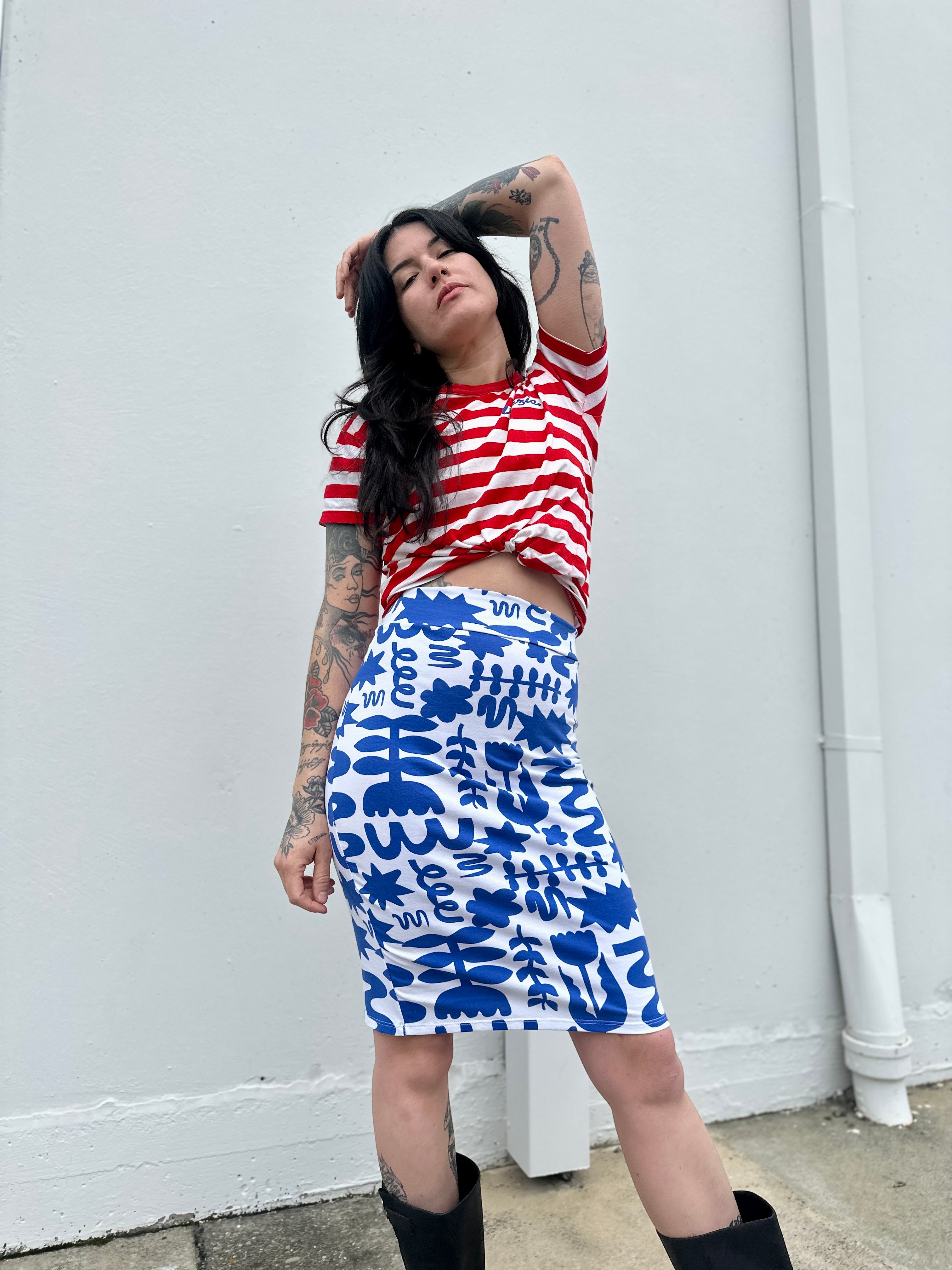 Wiggle Skirt Dutch Garden 2 Wiggle Skirt Dutch Garden