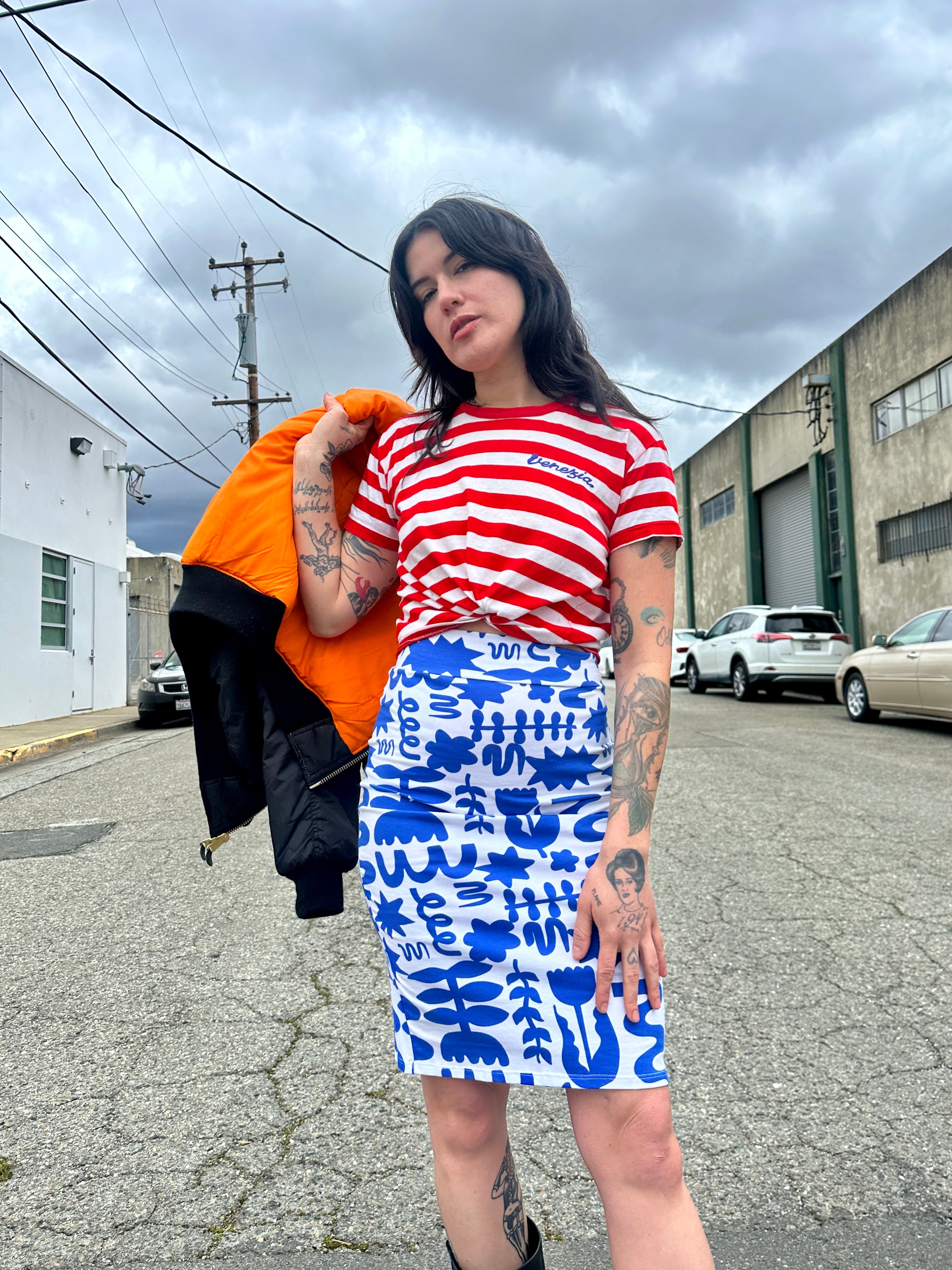 Wiggle Skirt Dutch Garden 4 Wiggle Skirt Dutch Garden