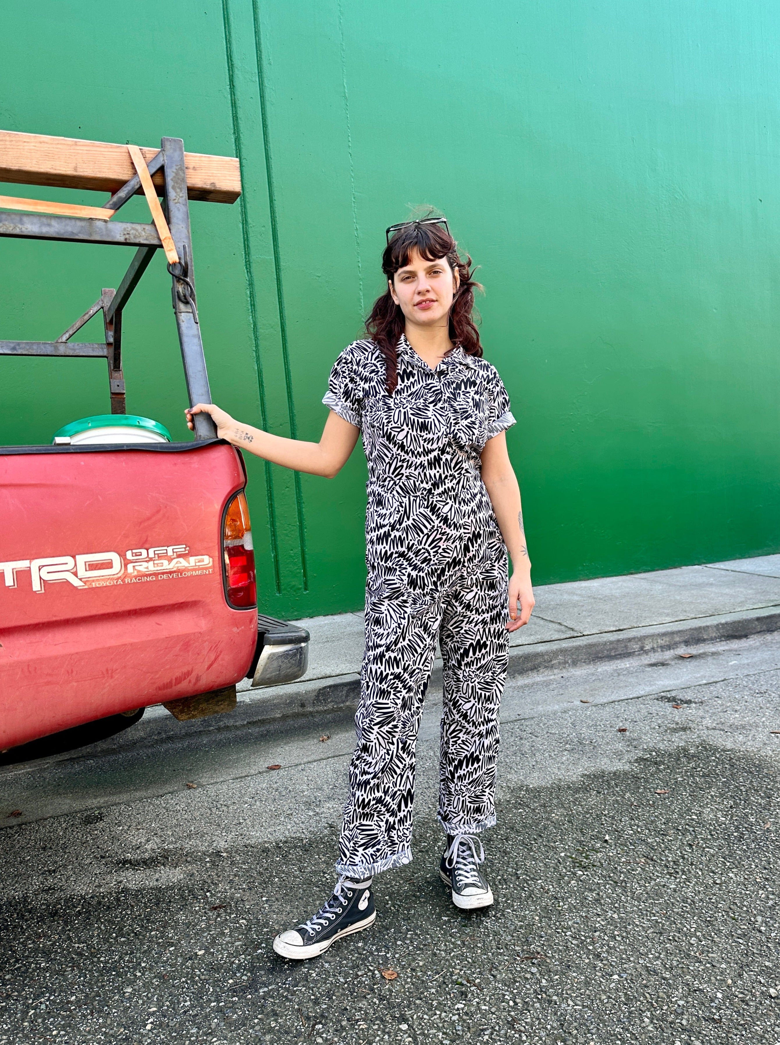 Poplin Coveralls Zig Zag 1 Poplin Coveralls Zig Zag