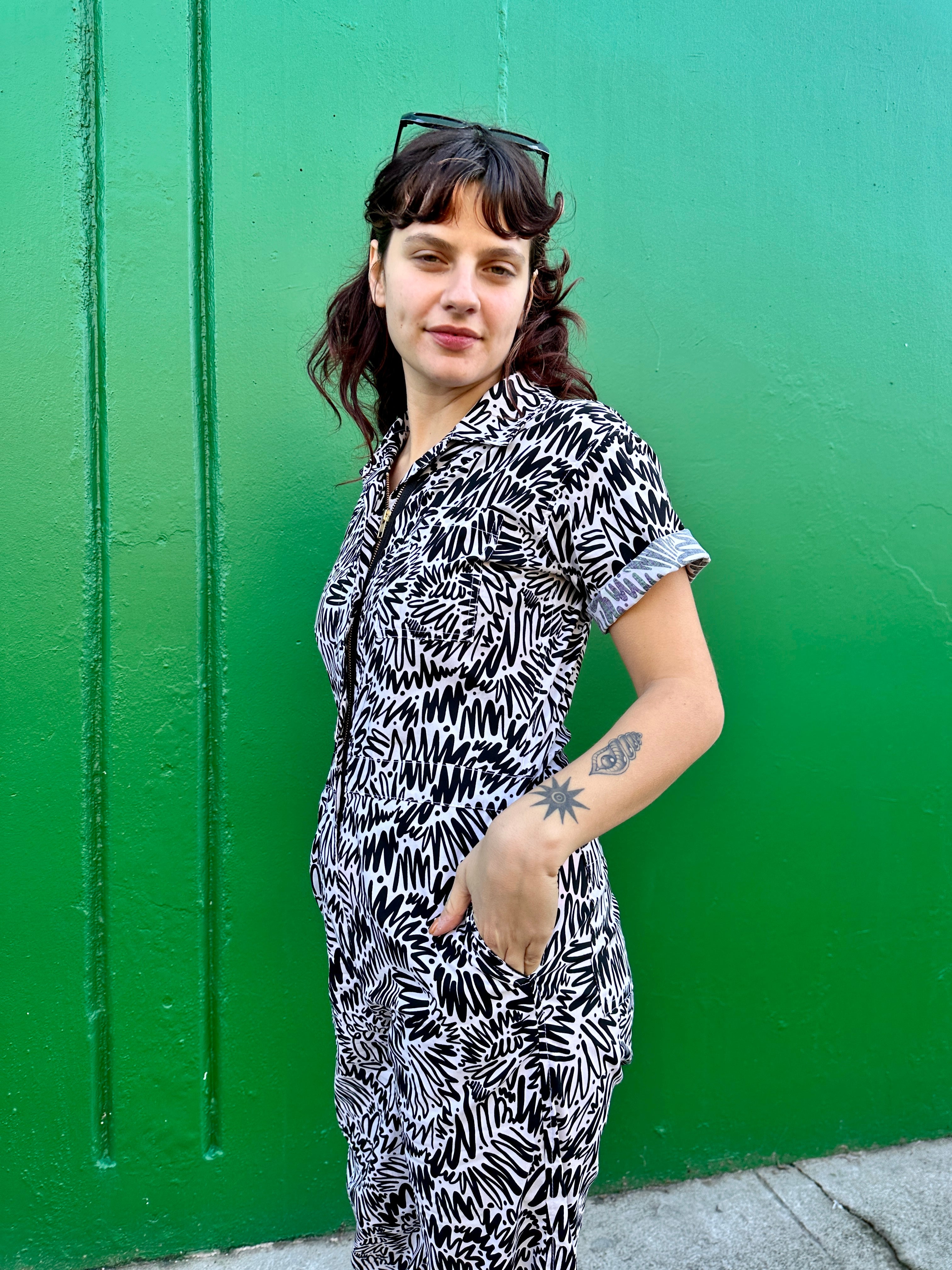 Poplin Coveralls Zig Zag 3 Poplin Coveralls Zig Zag