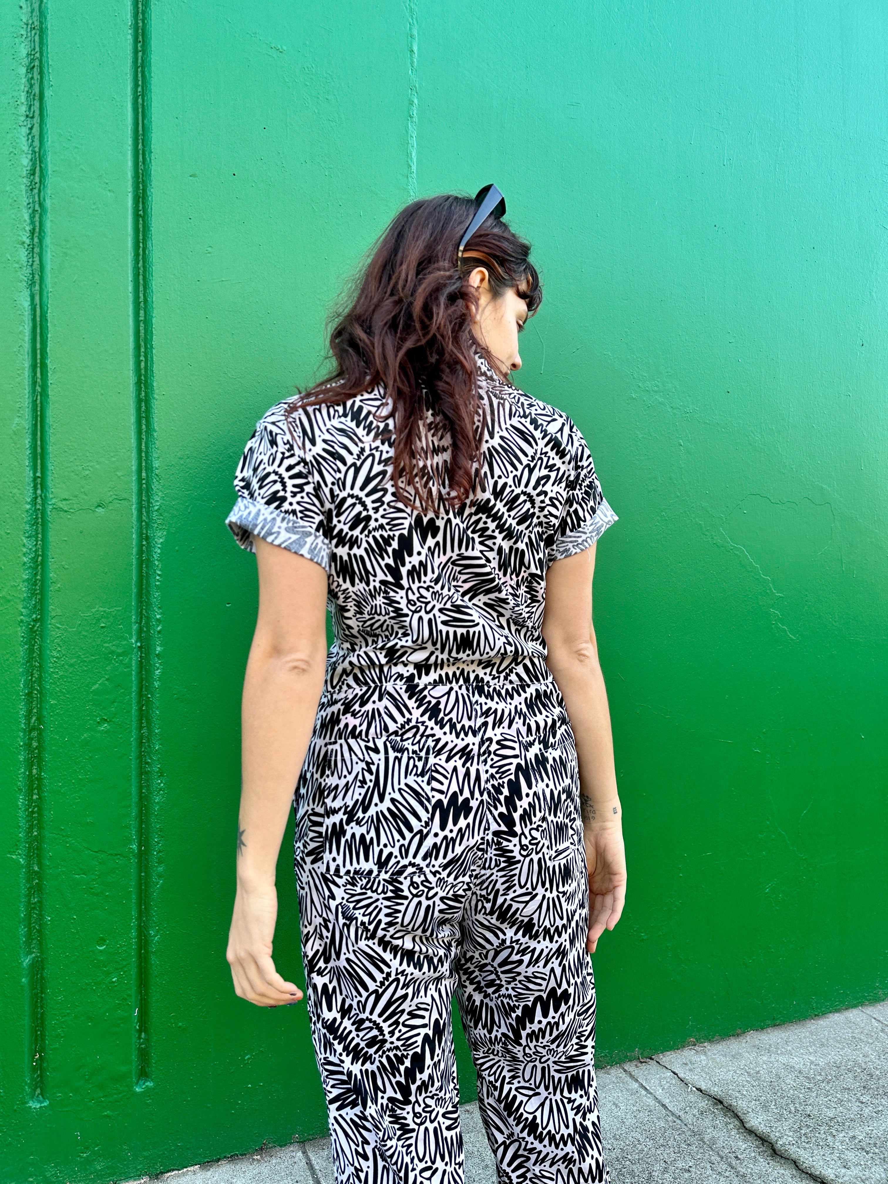 Poplin Coveralls Zig Zag 4 Poplin Coveralls Zig Zag