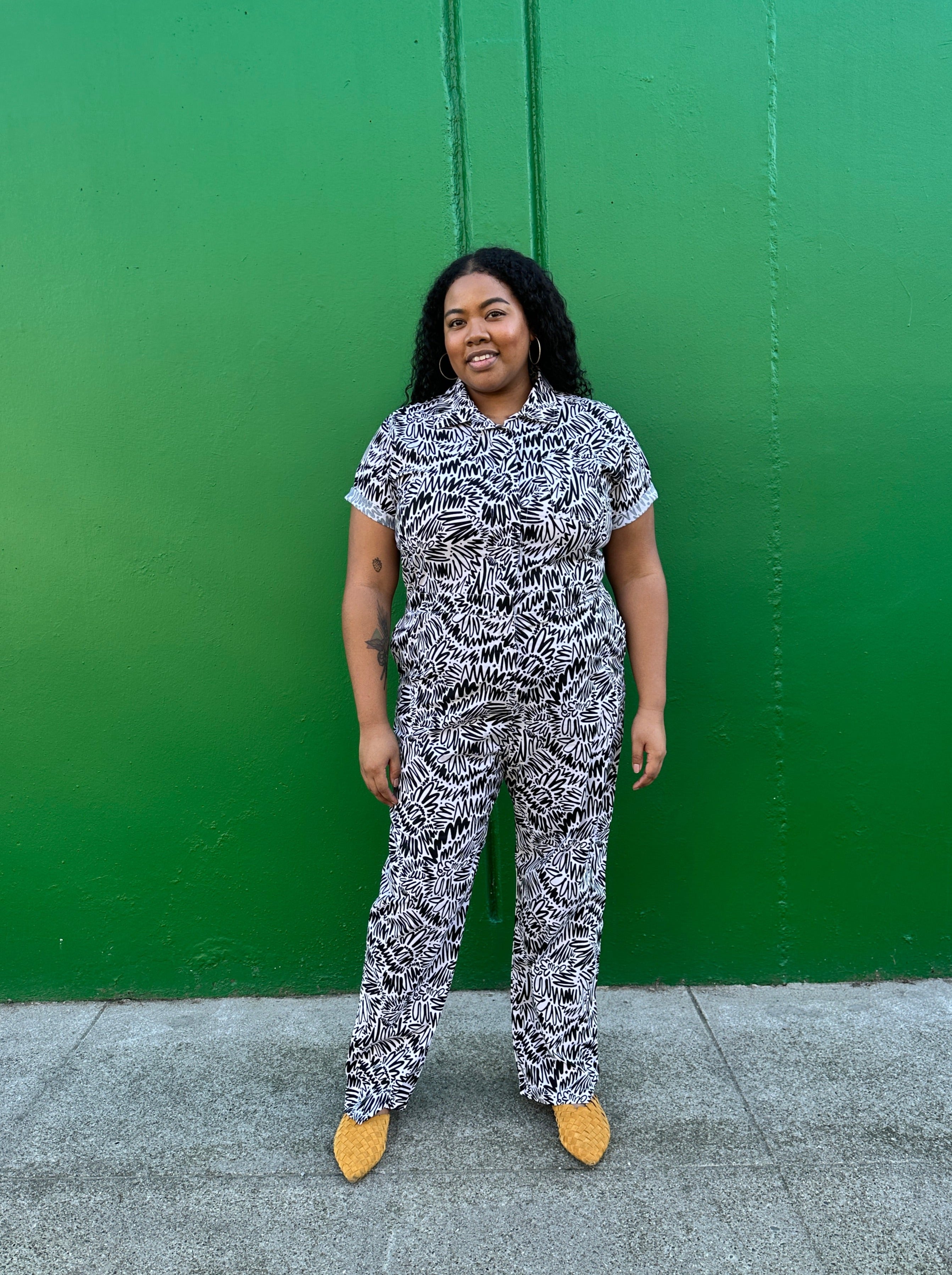 Poplin Coveralls Zig Zag 8 Poplin Coveralls Zig Zag