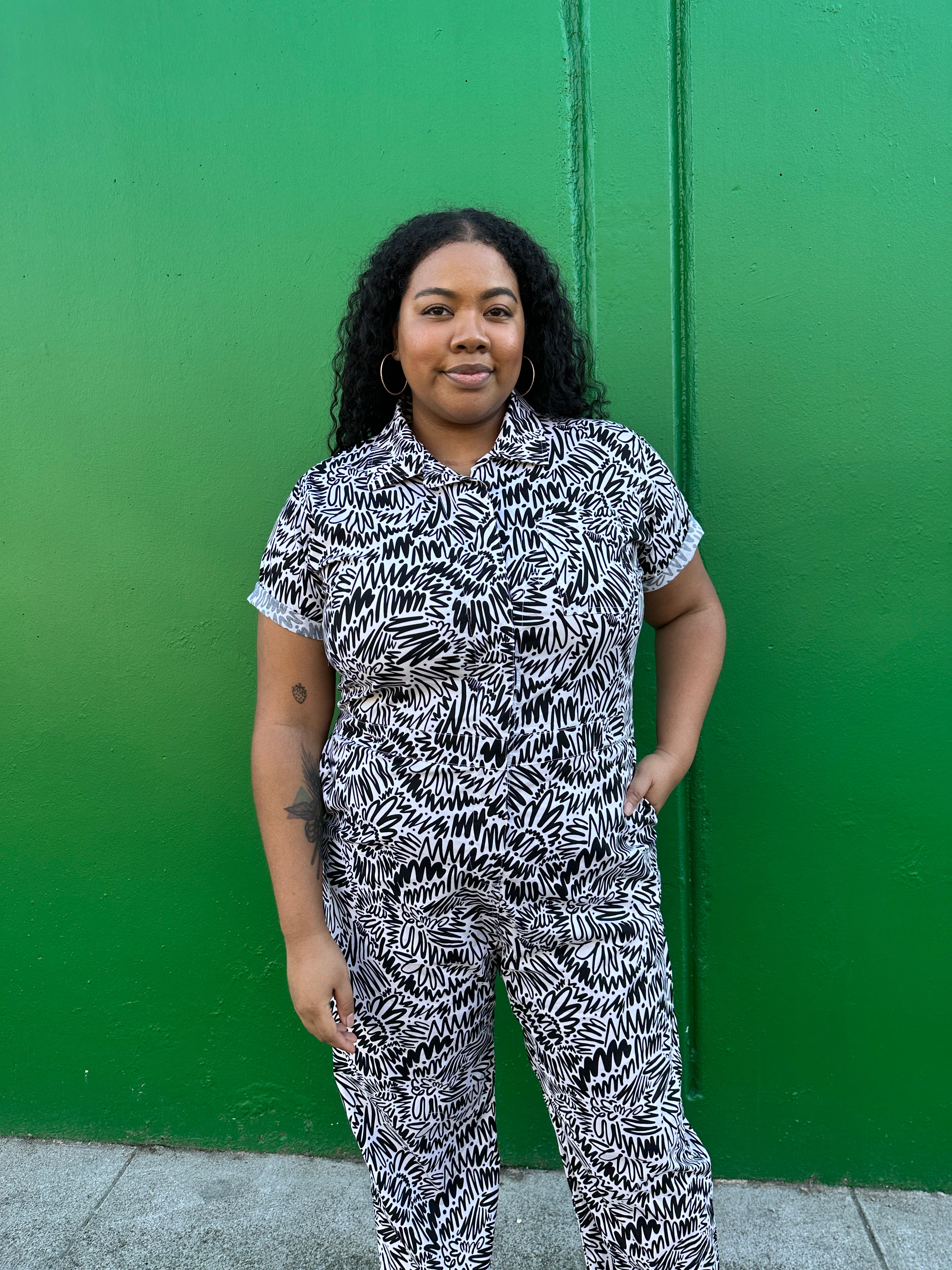 Poplin Coveralls Zig Zag 9 Poplin Coveralls Zig Zag