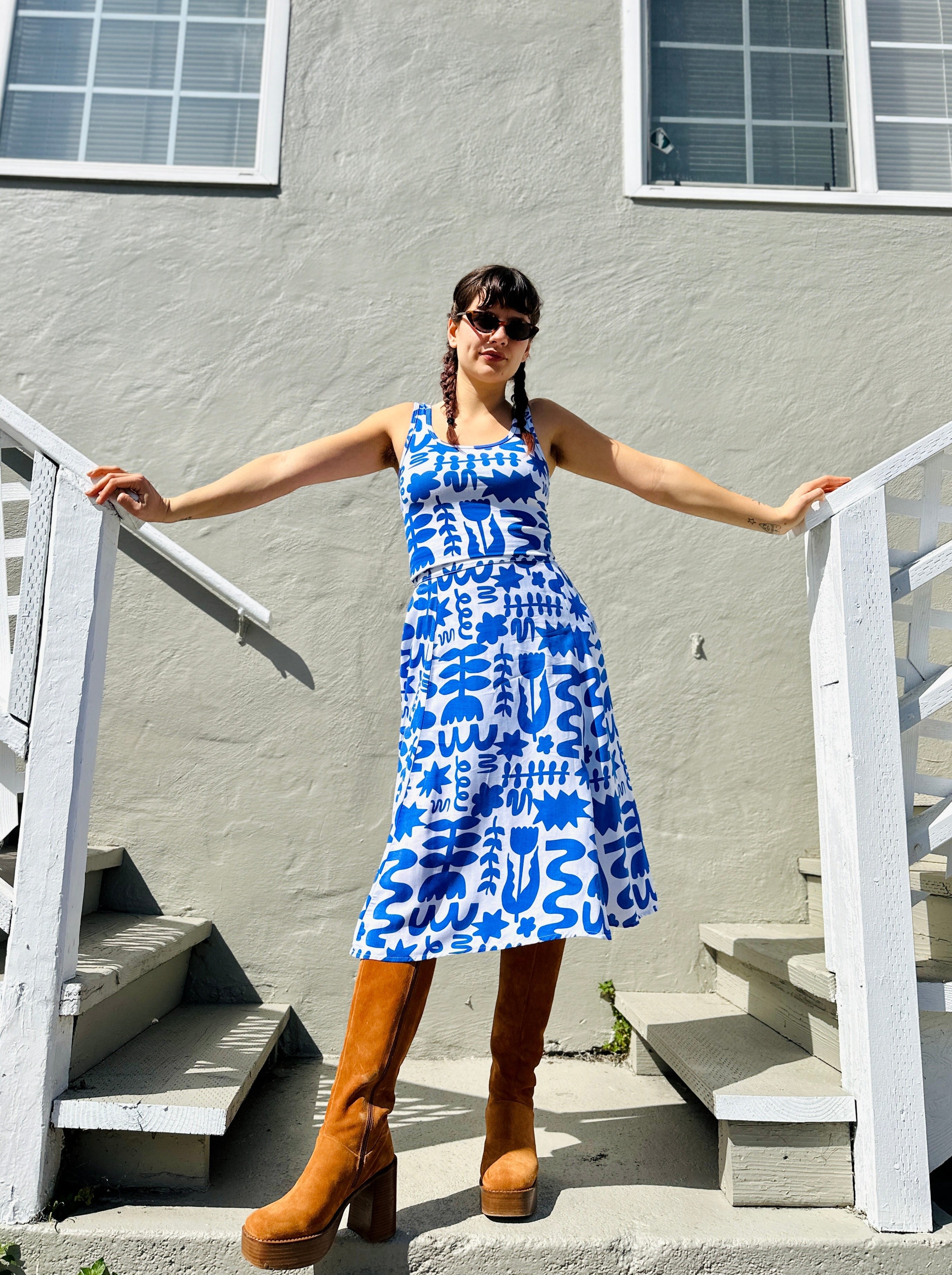 Slip Skirt Dutch Garden