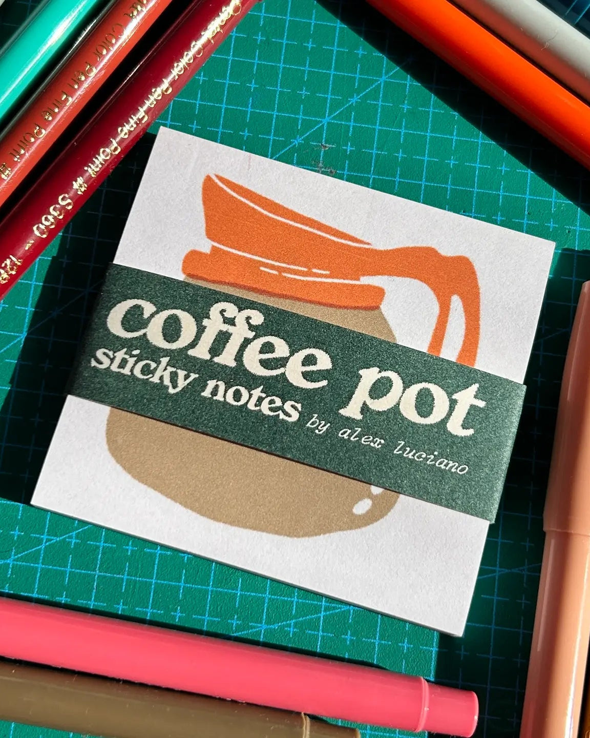 Coffee Pot Sticky Notes