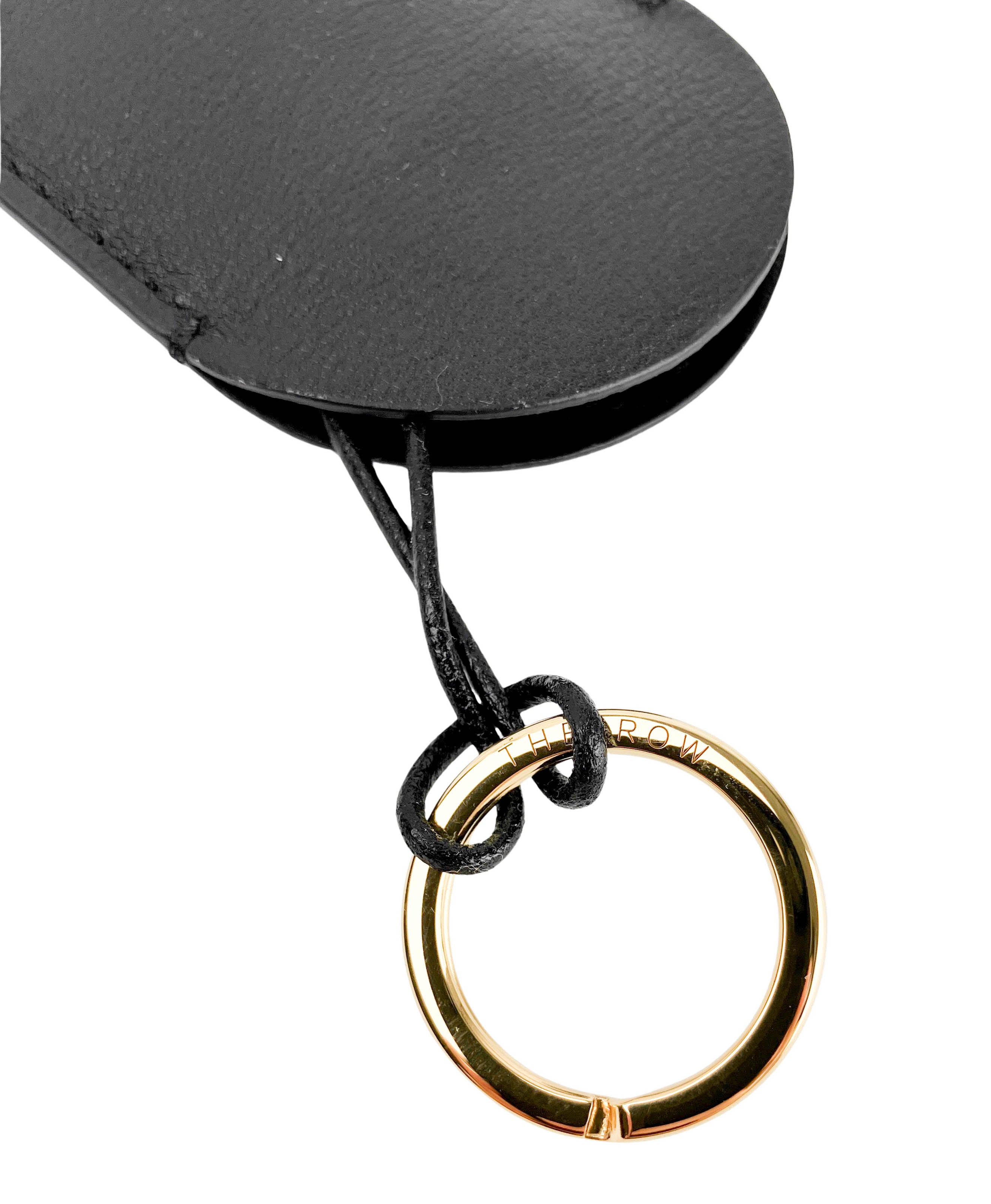 The Row Billy Leather Keychain in Black 7 The Row Billy Leather Keychain in Black