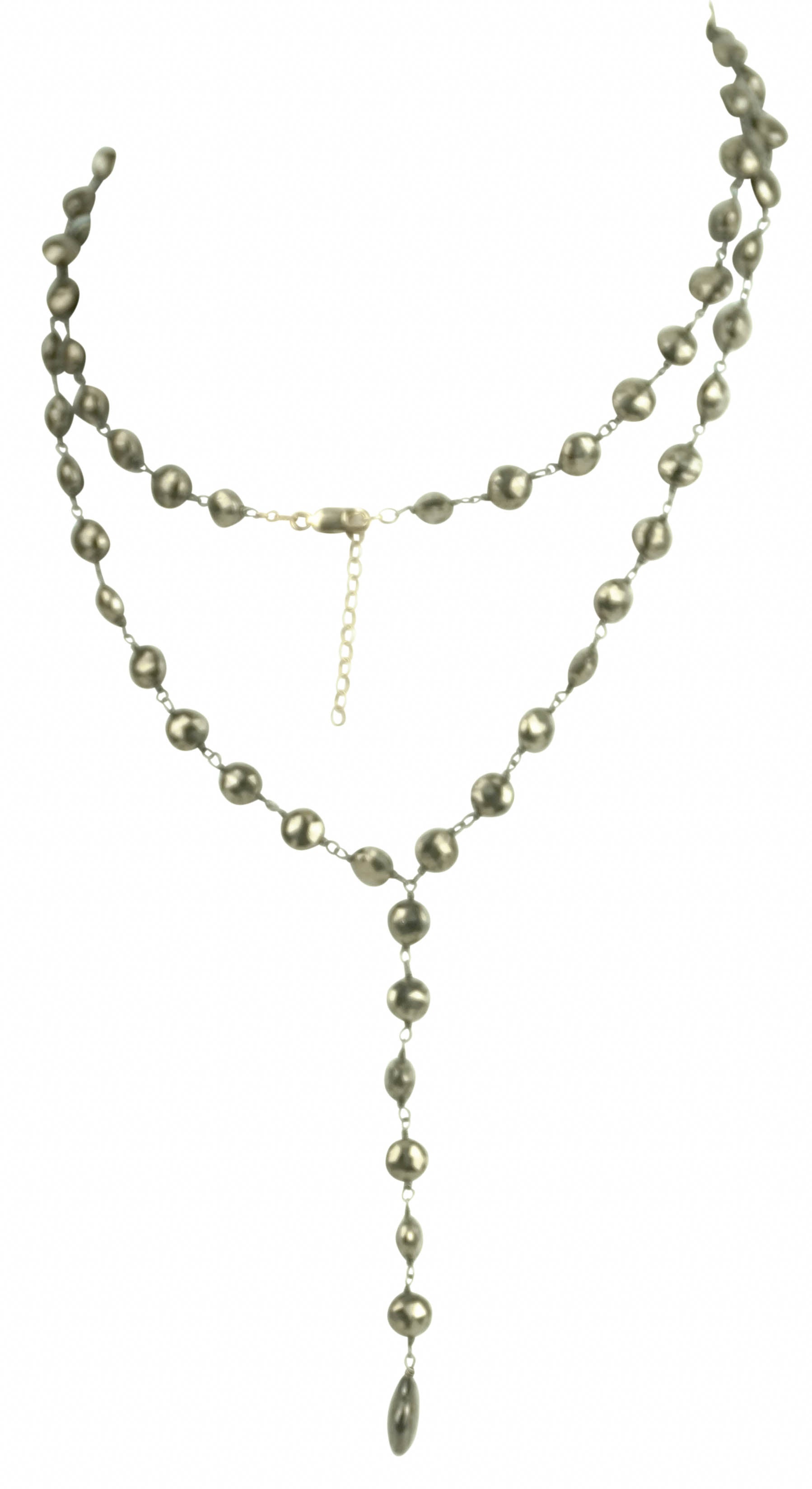 Ela Rae Yaeli Necklace in Pyrite and Labradorite 4 Ela Rae Yaeli Necklace in Pyrite and Labradorite